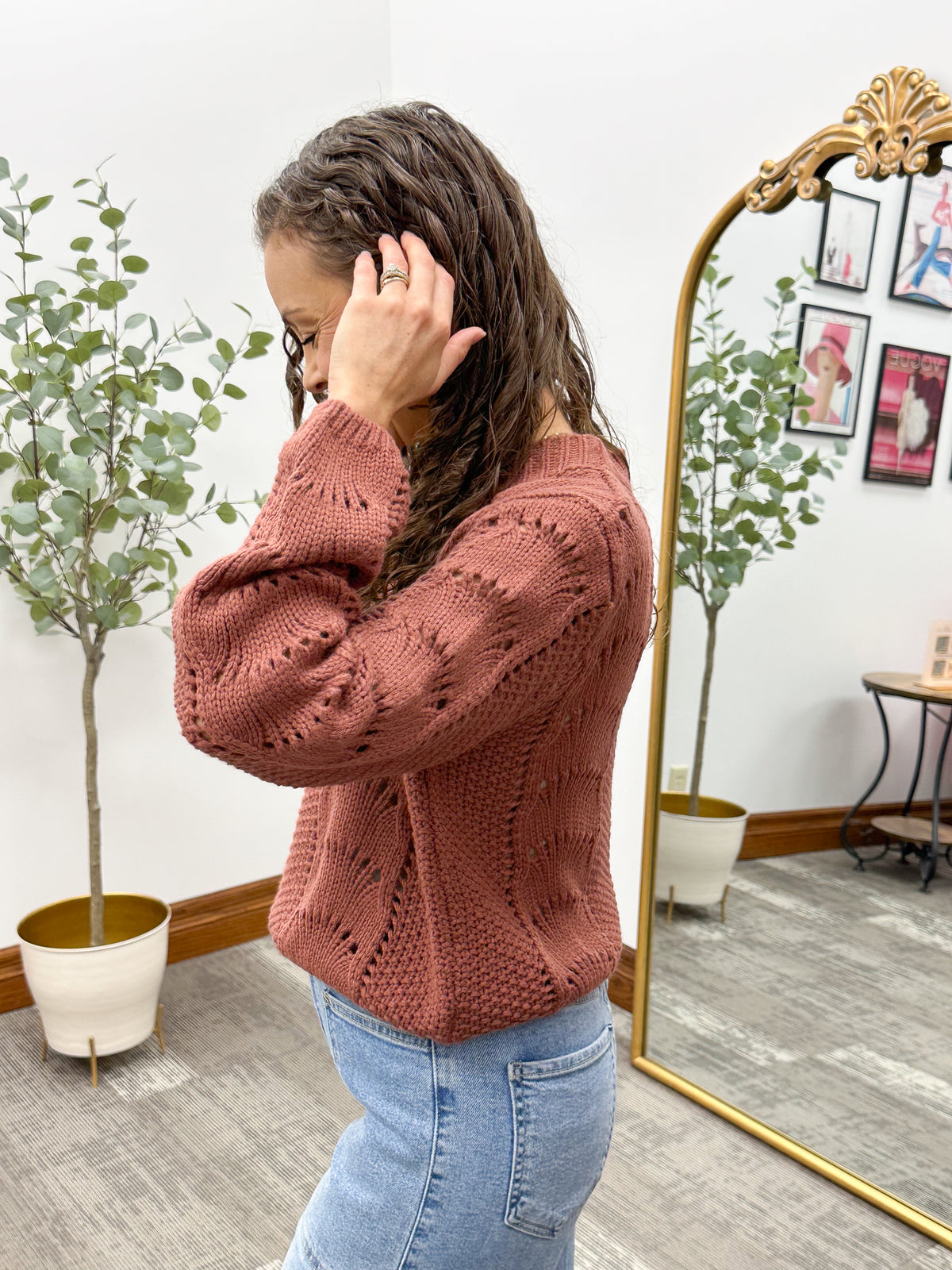 Dark Mauve Sweater
