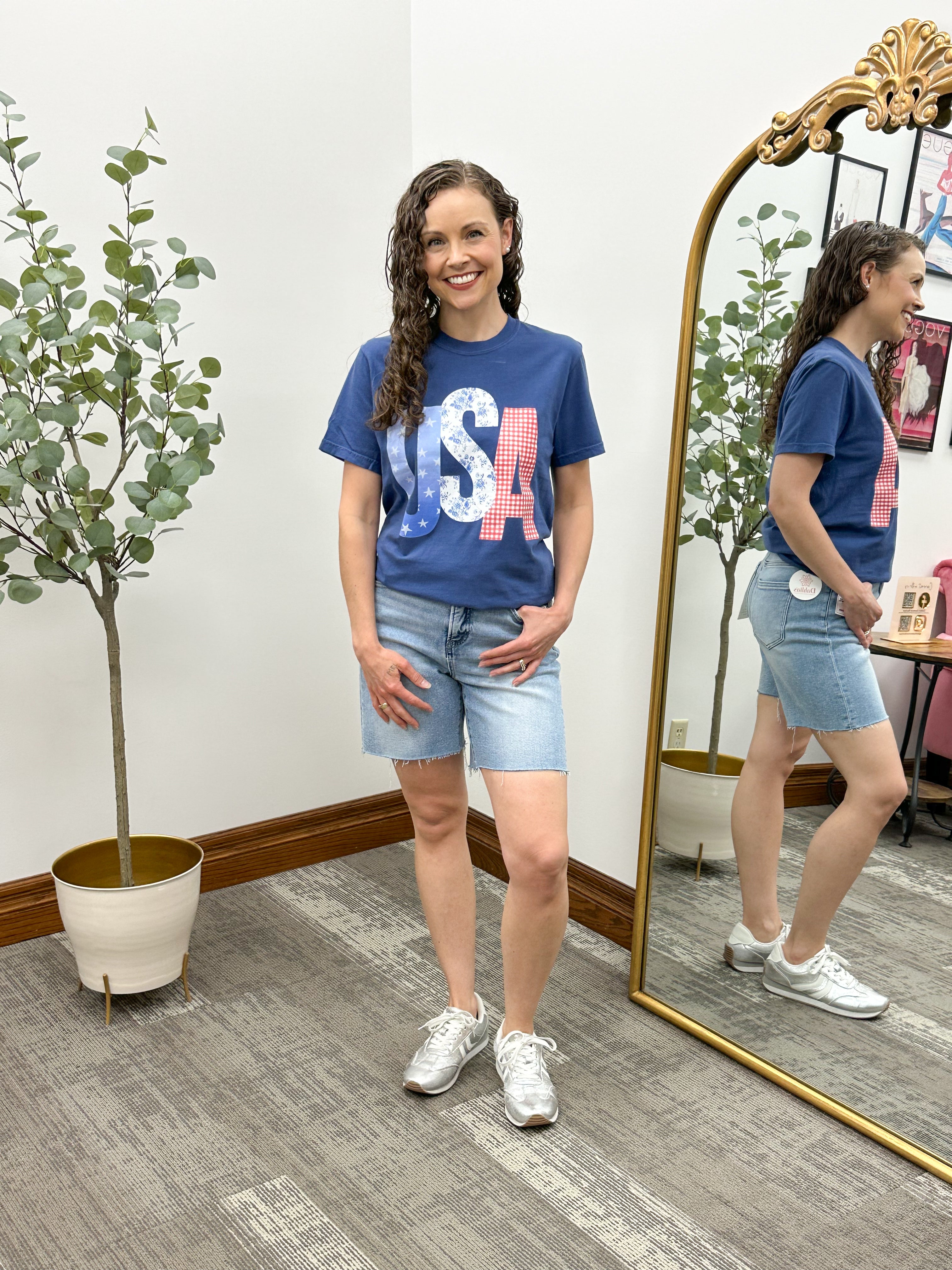 USA Patchwork Graphic Tee