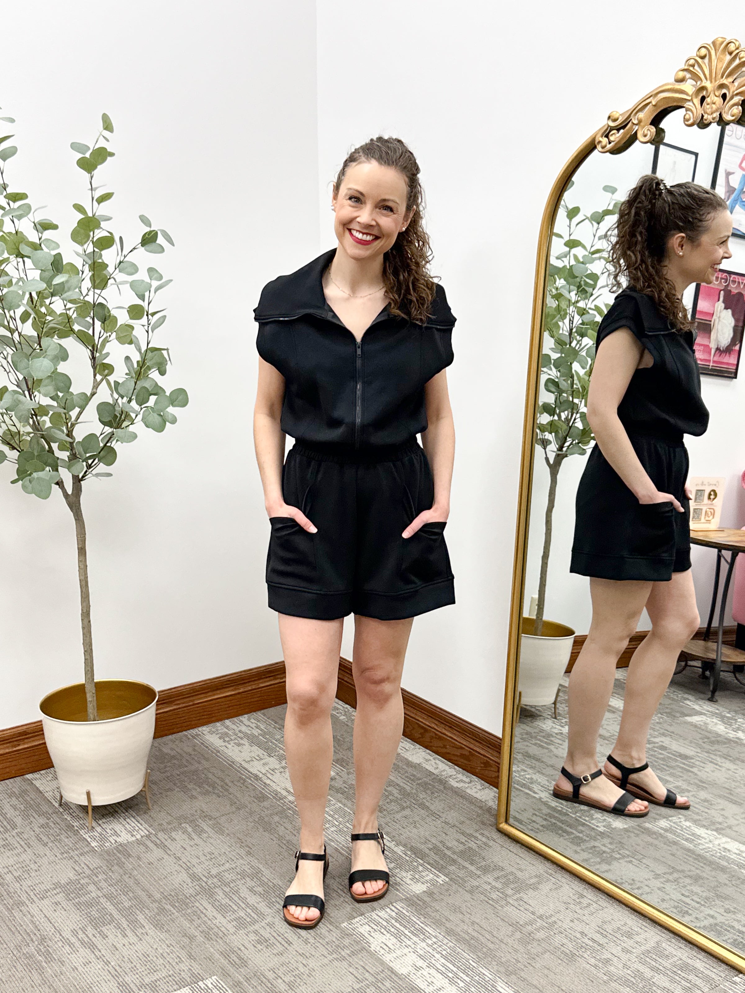 Luxe Cap Sleeve Romper