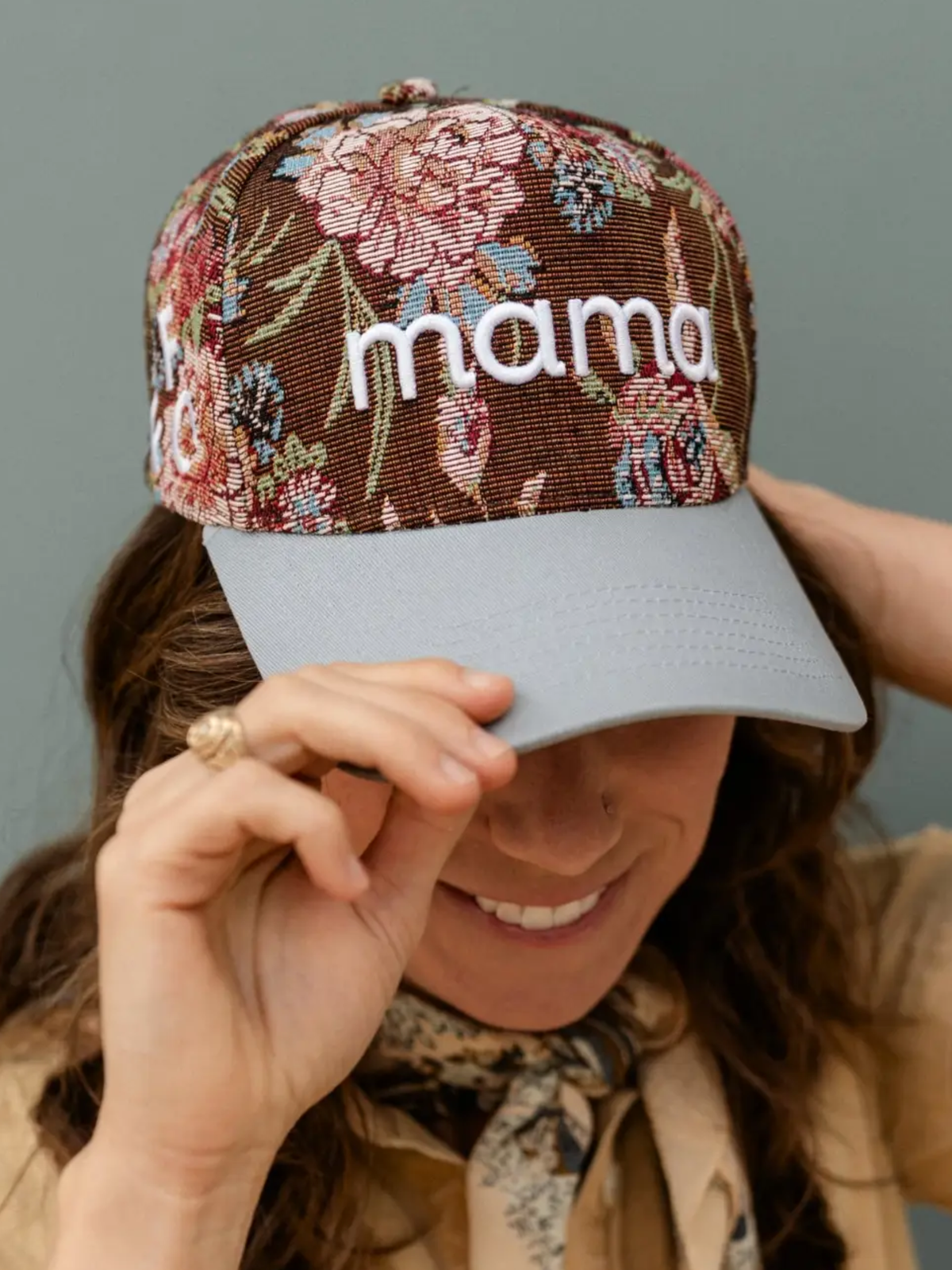 Floral Tapestry Hat