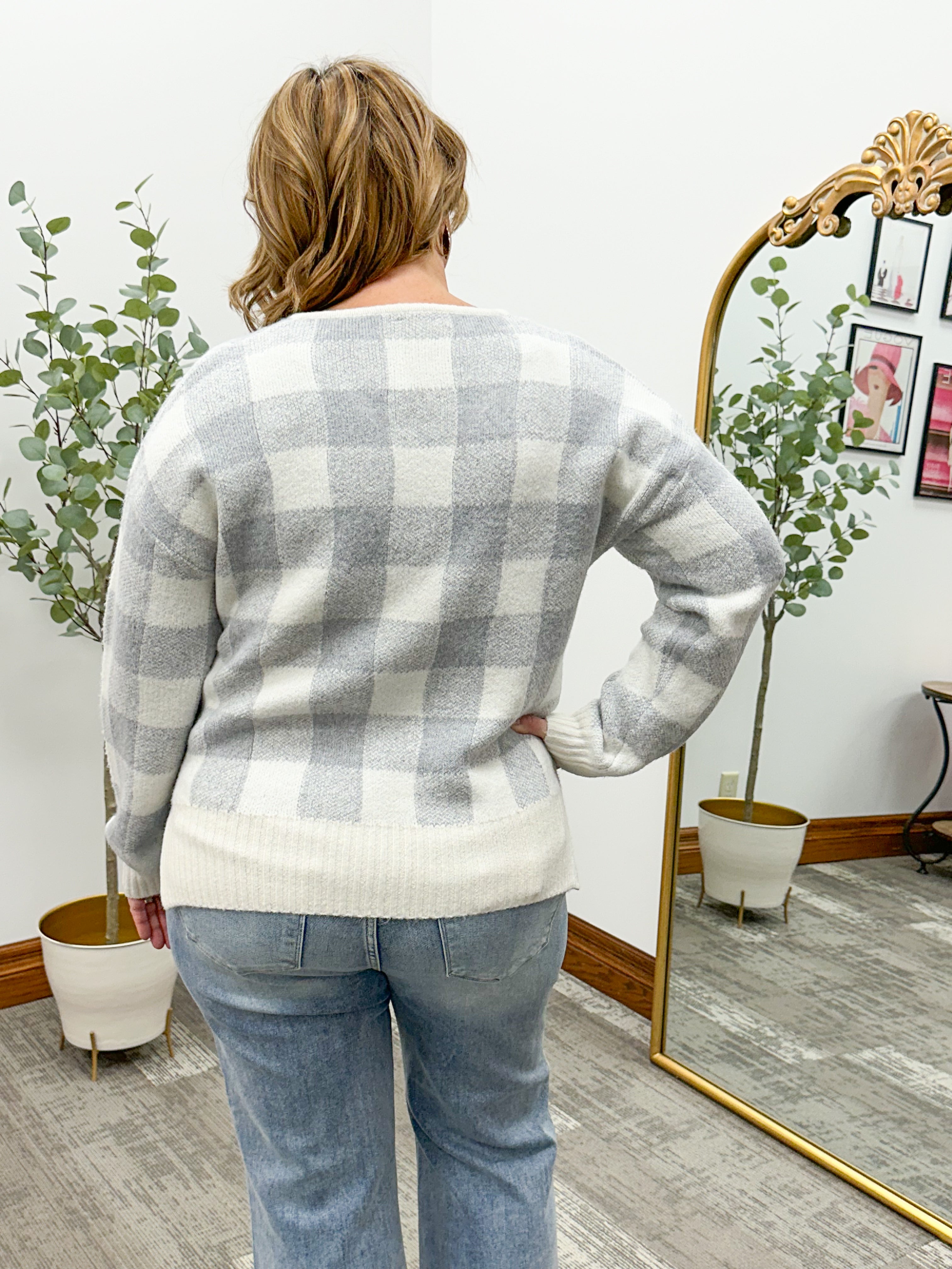 Millie Plaid Sweater