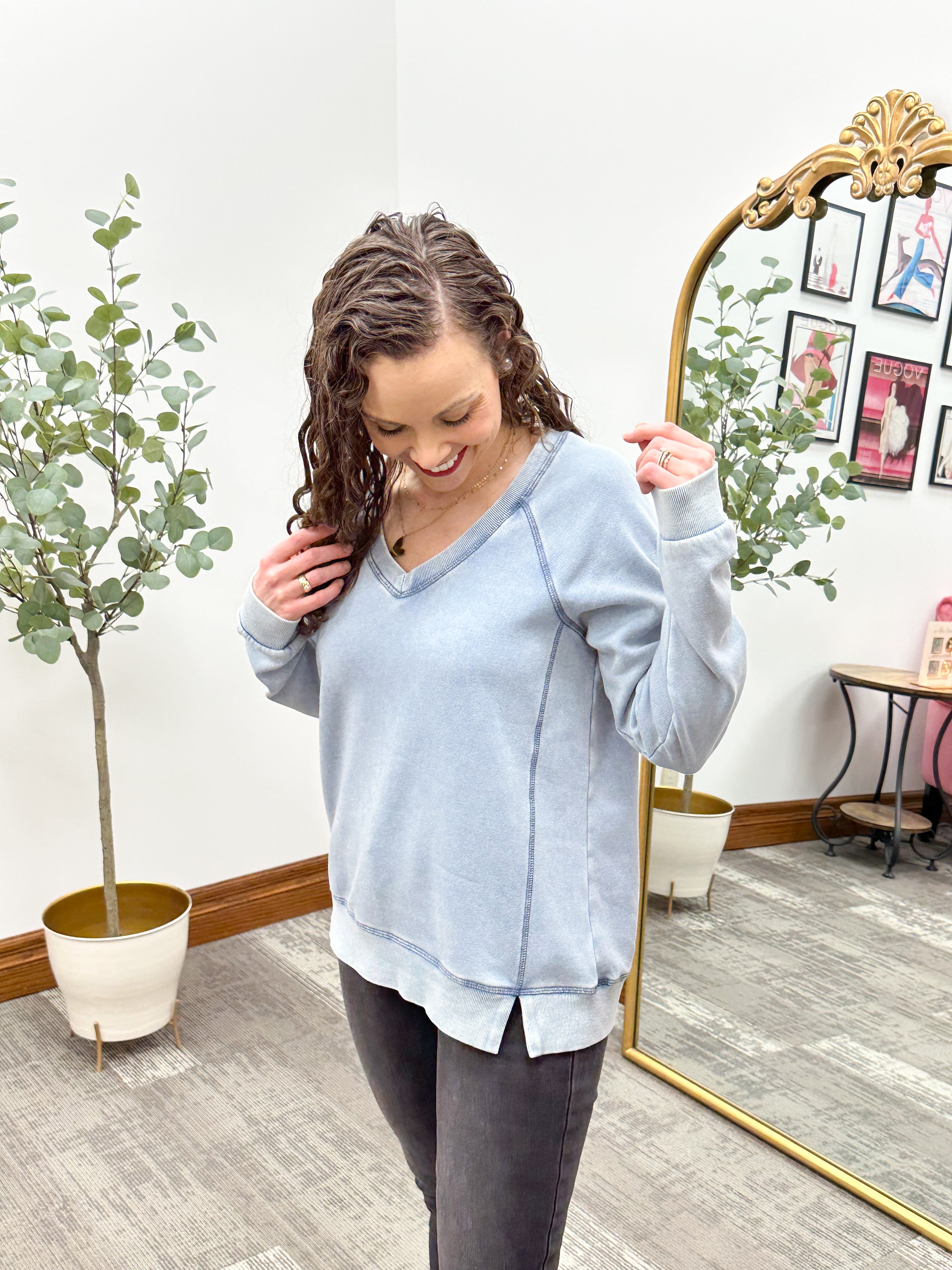 Light Blue Thread & Supply Sweatshirt