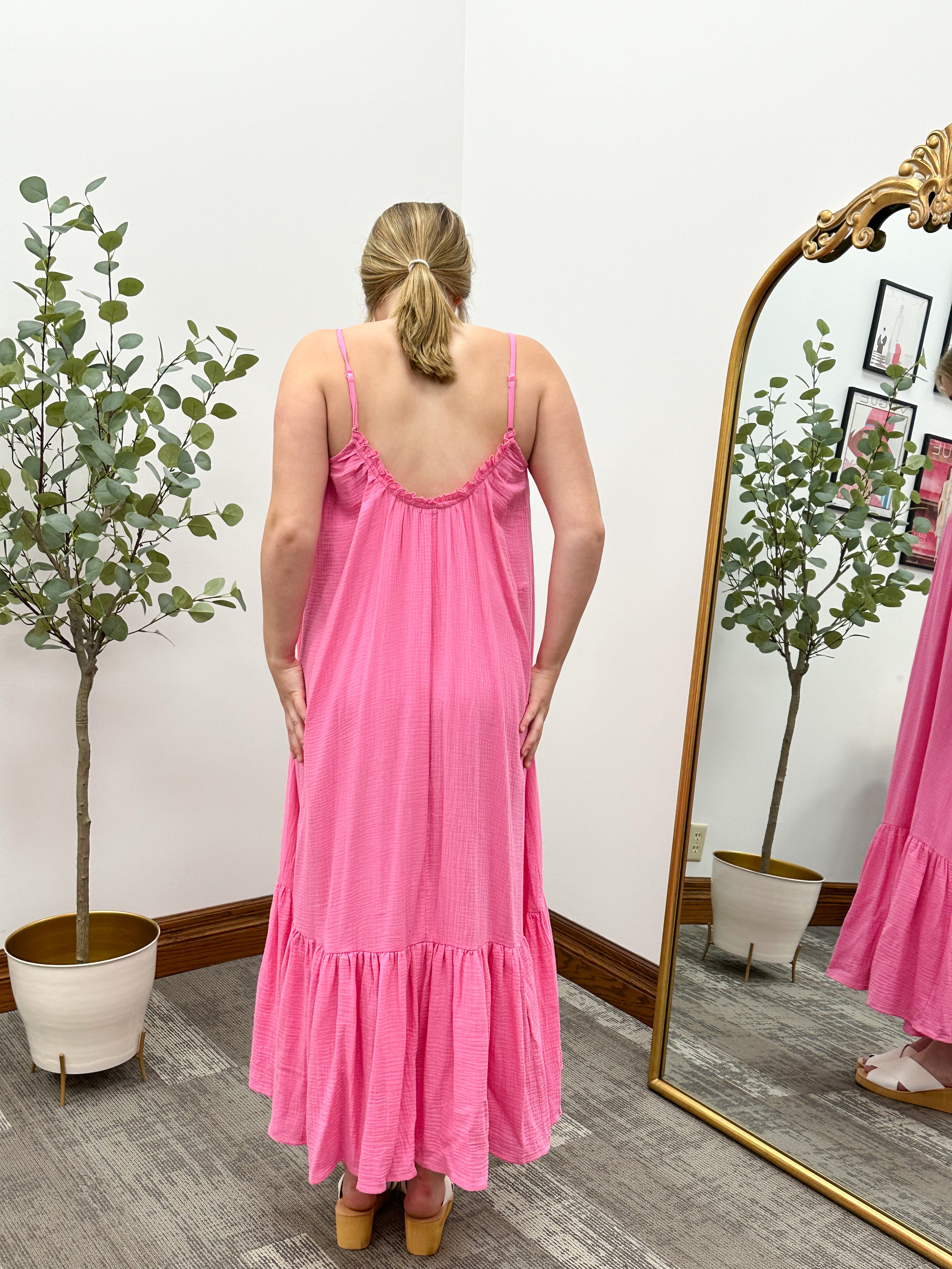 Liz Gauze Maxi Dress