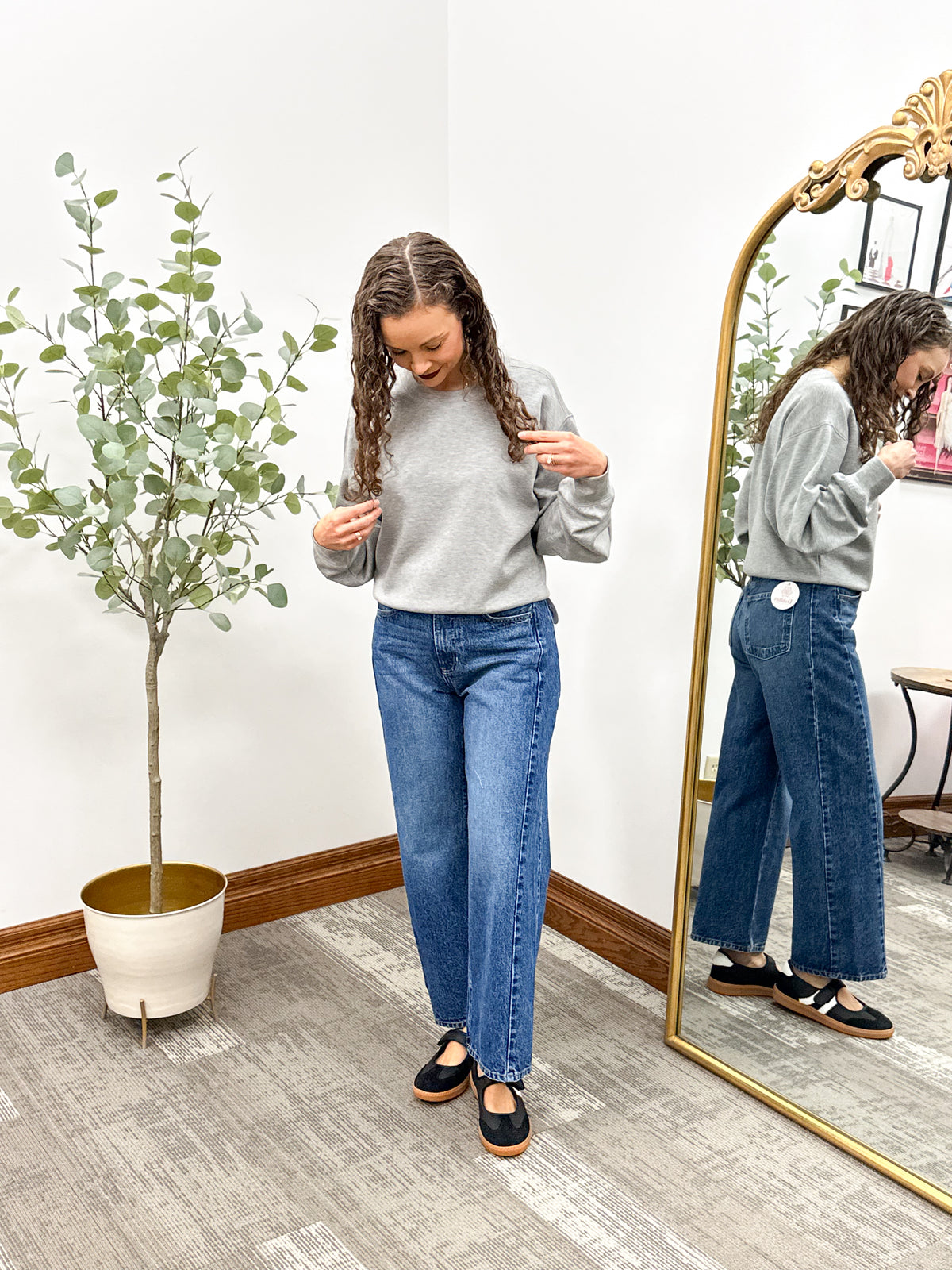 Sabrina Soft Crewneck Top (2 colors)
