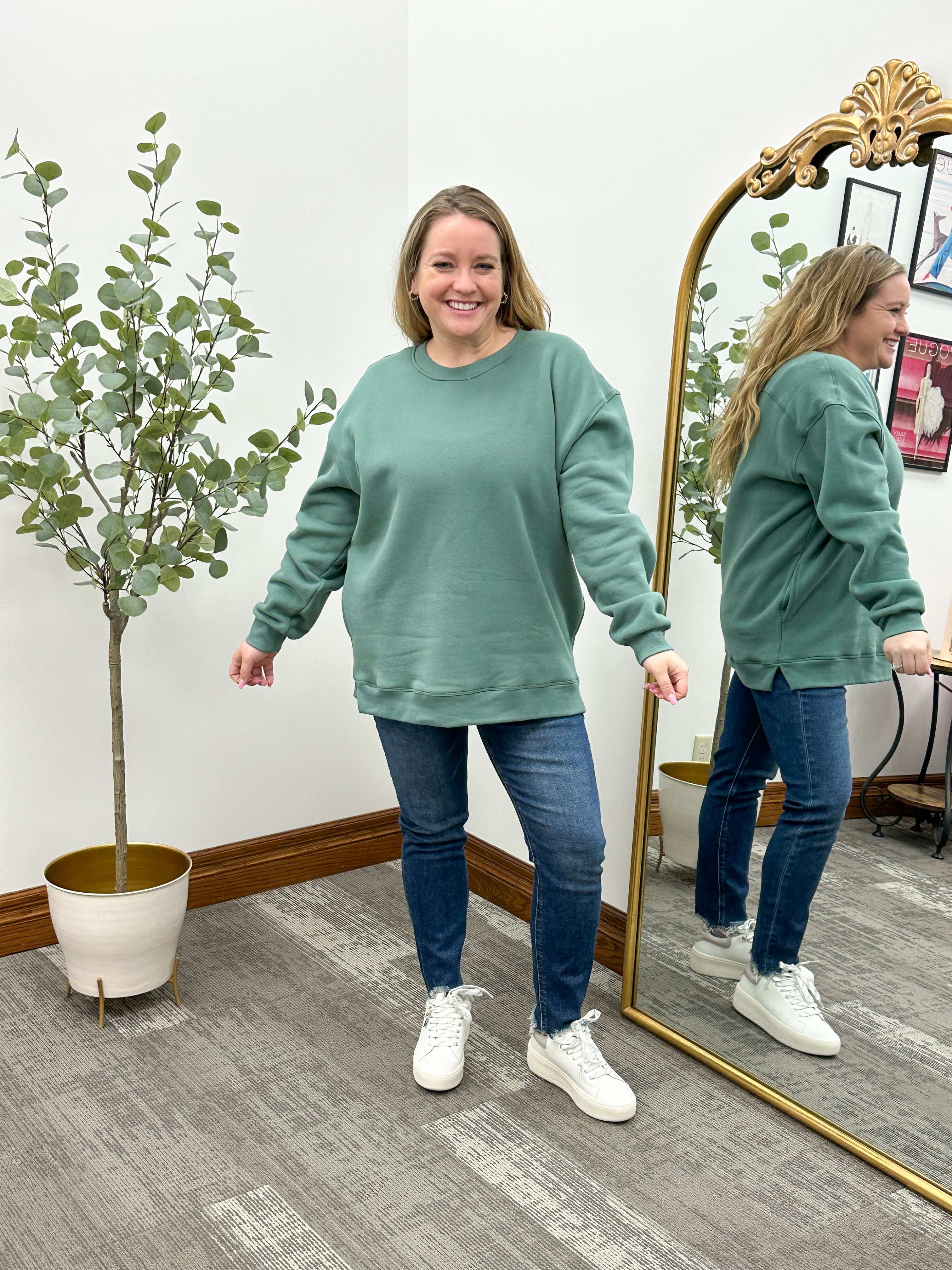 Shelby Oversized Fleece Sweatshirt