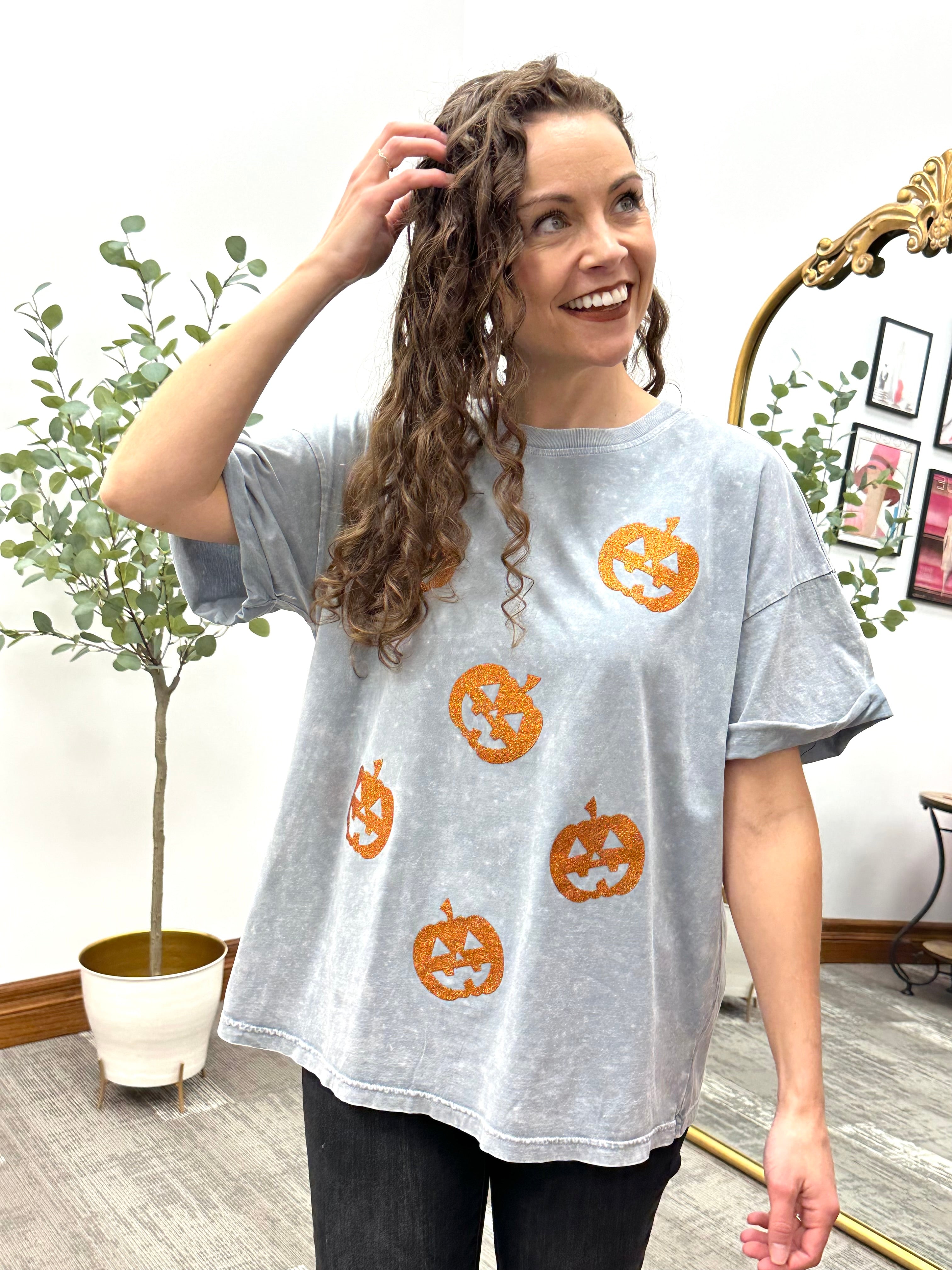 Glitter Pumpkins Graphic Tee