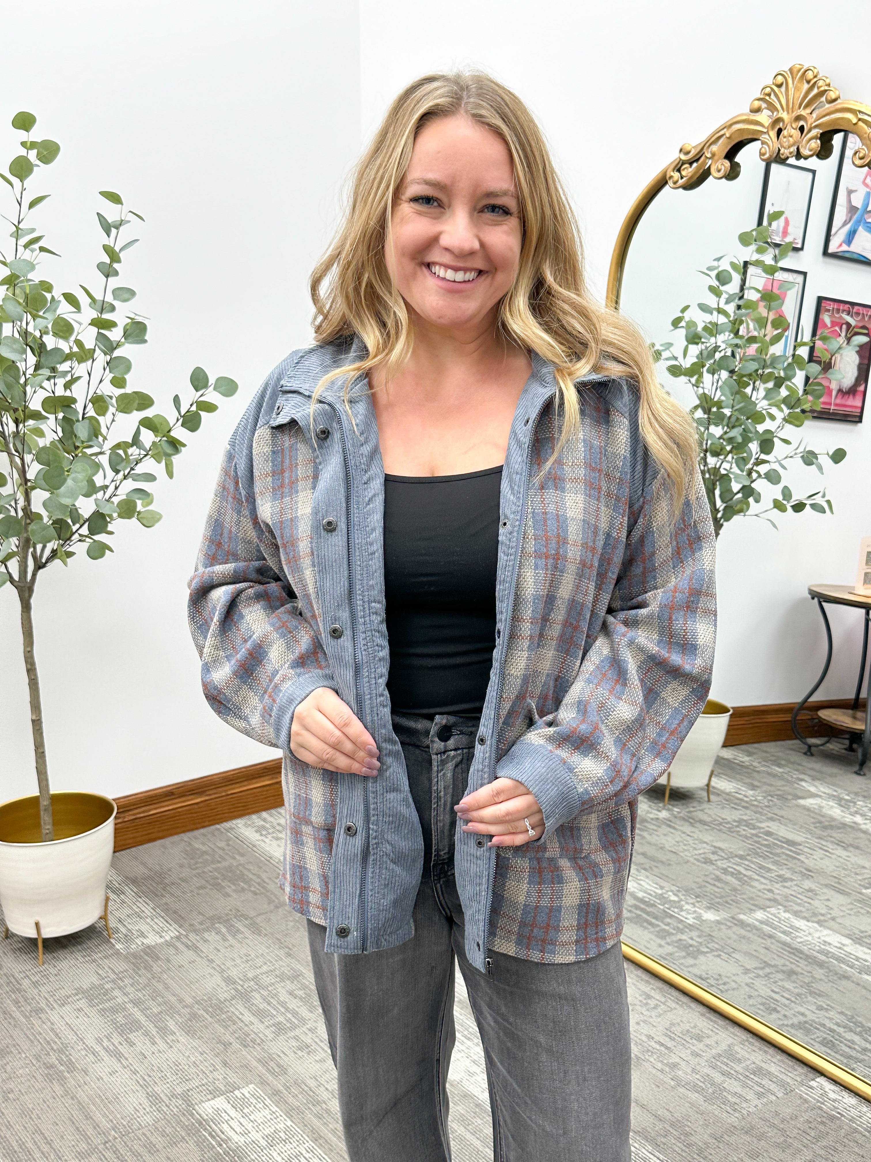 Oversized Plaid Shacket