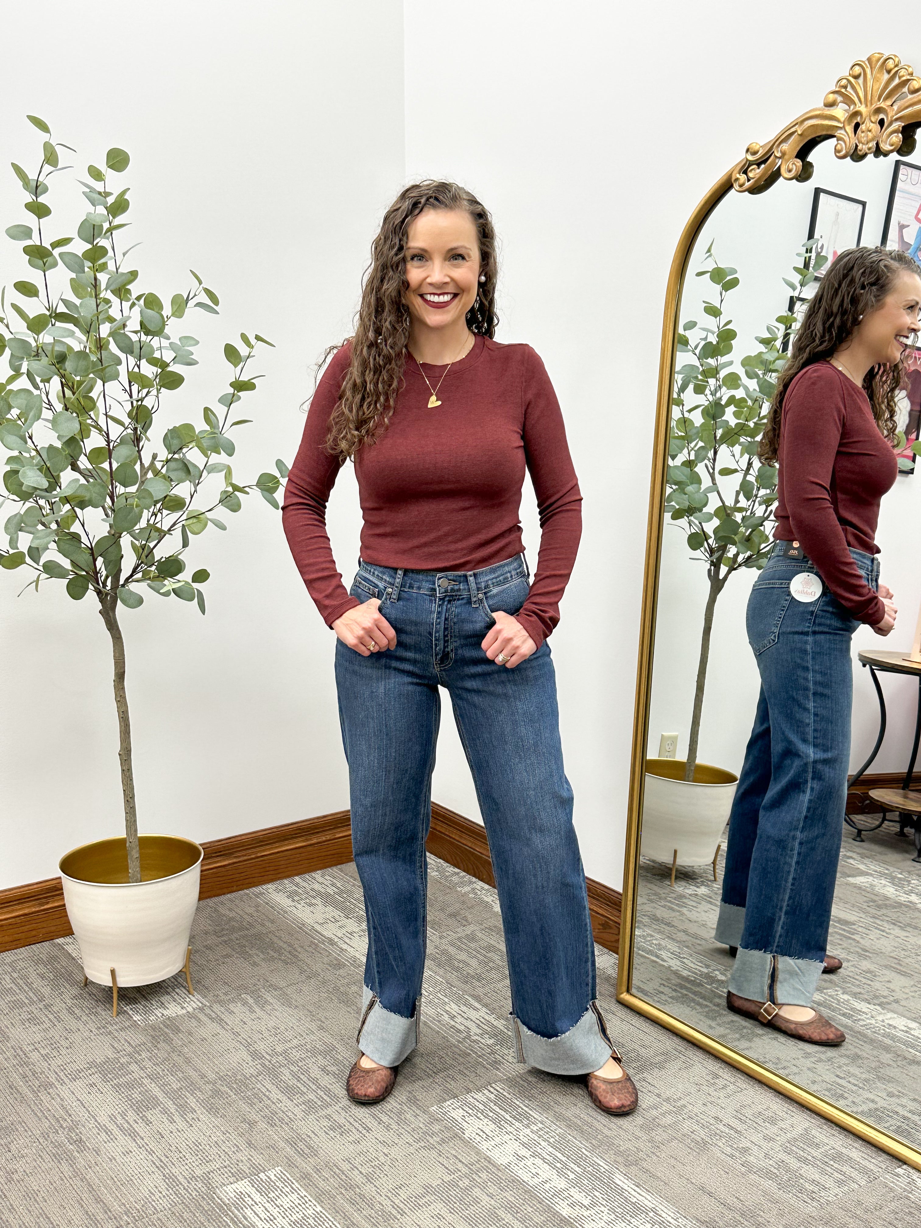 Ultra Soft Ribbed Long Sleeve Top