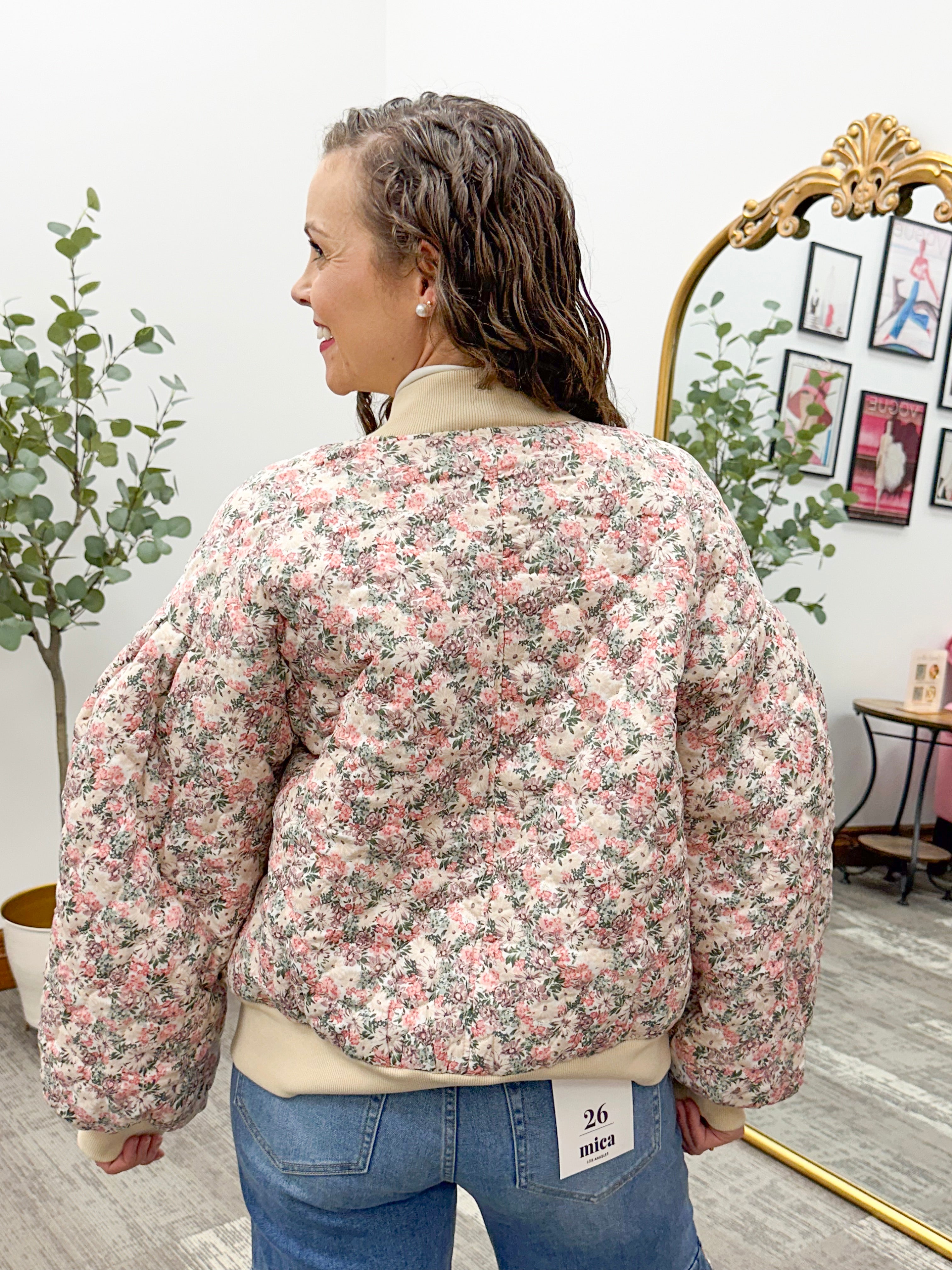 Melissa Floral Bomber Jacket