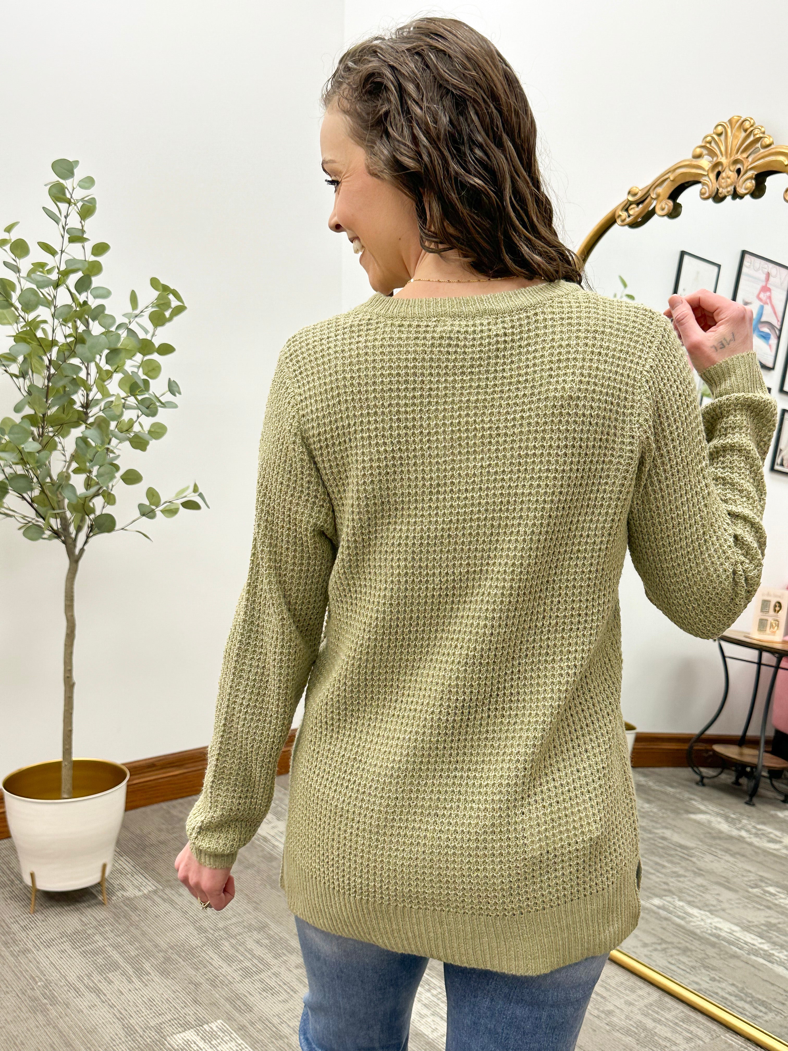 Kori Waffle Textured Sweater