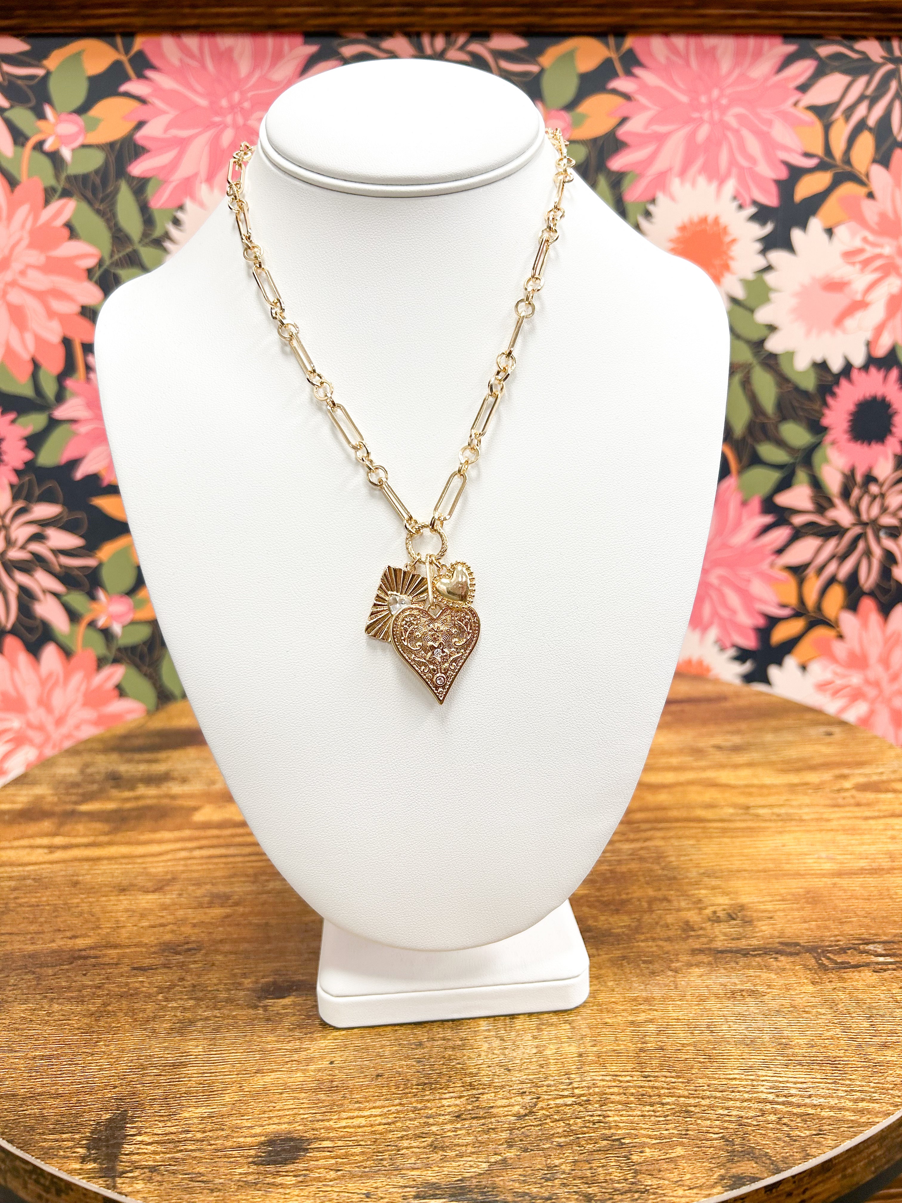 Heart Charms Necklace