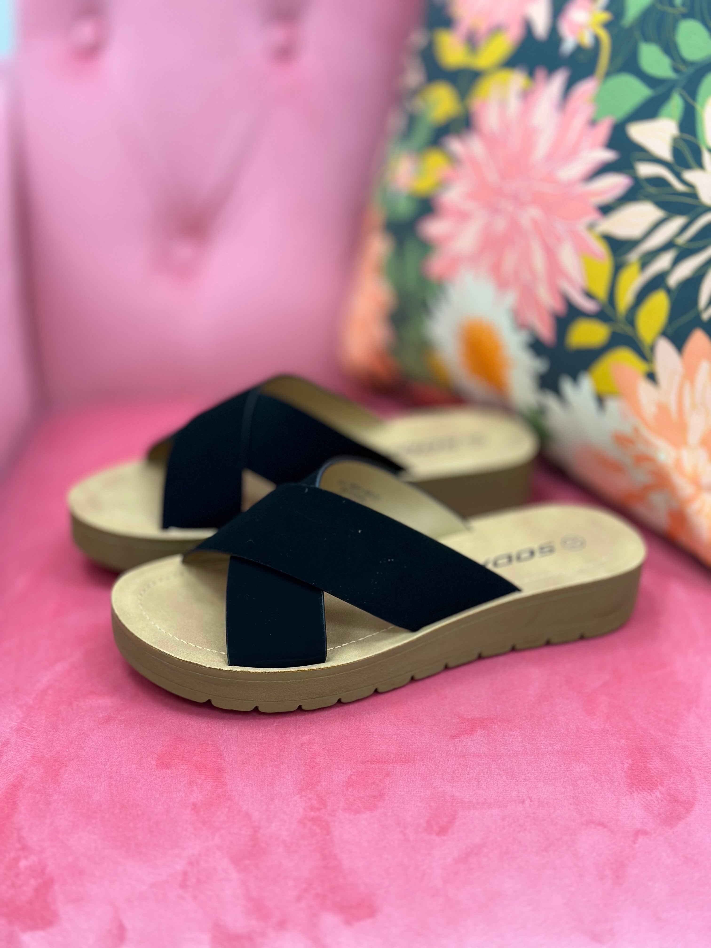 Lucy Black Sandals