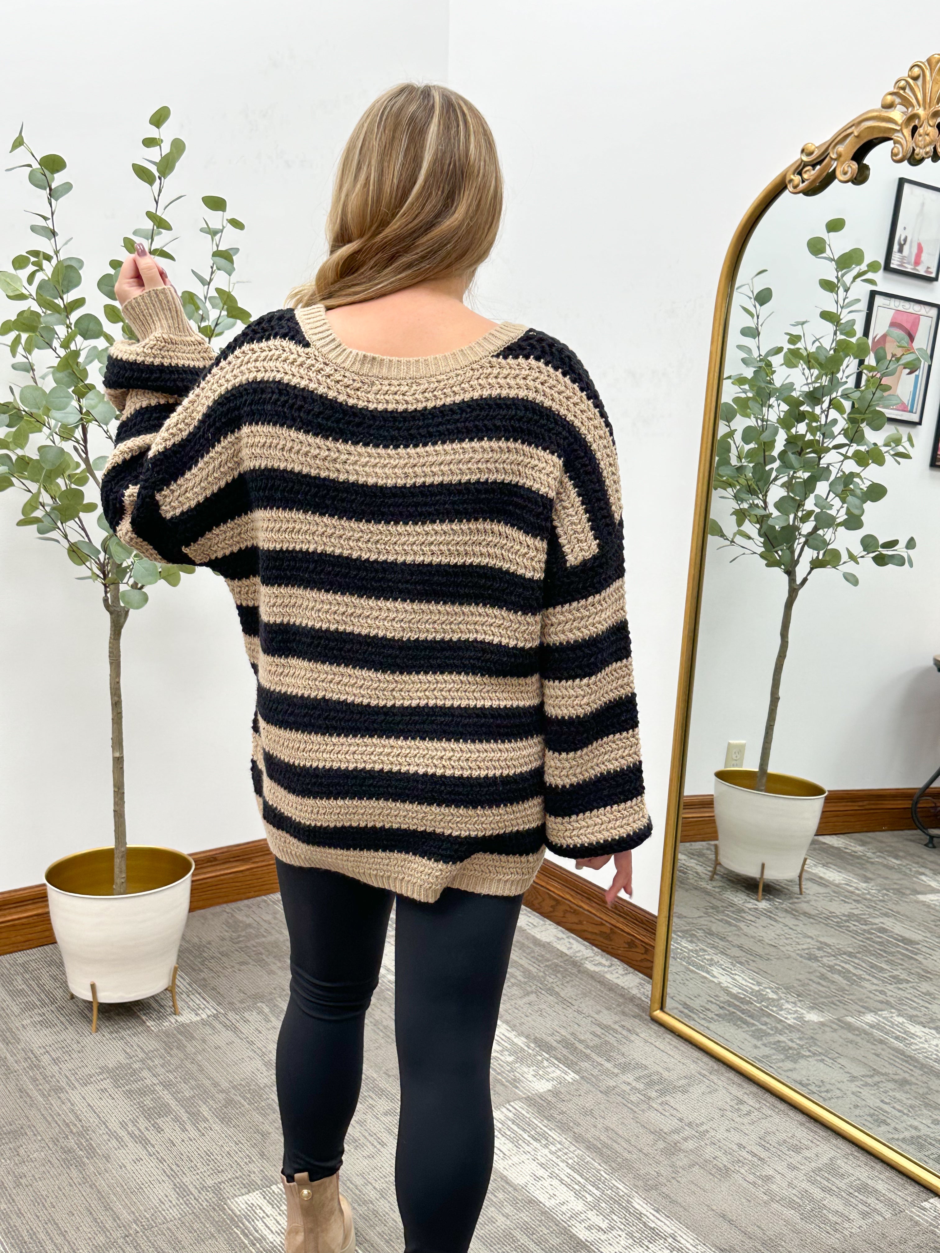 Fiona Relaxed Striped Sweater