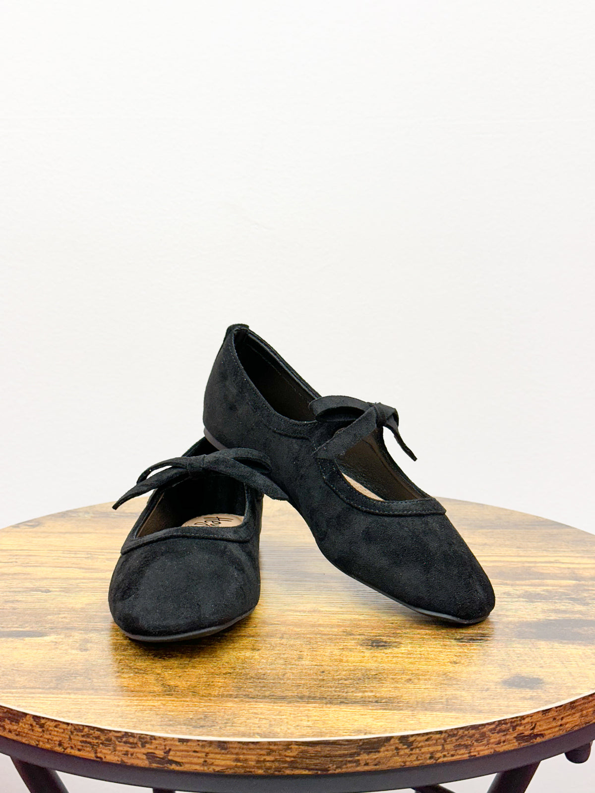 Corkys Black Layover Ballet Flats