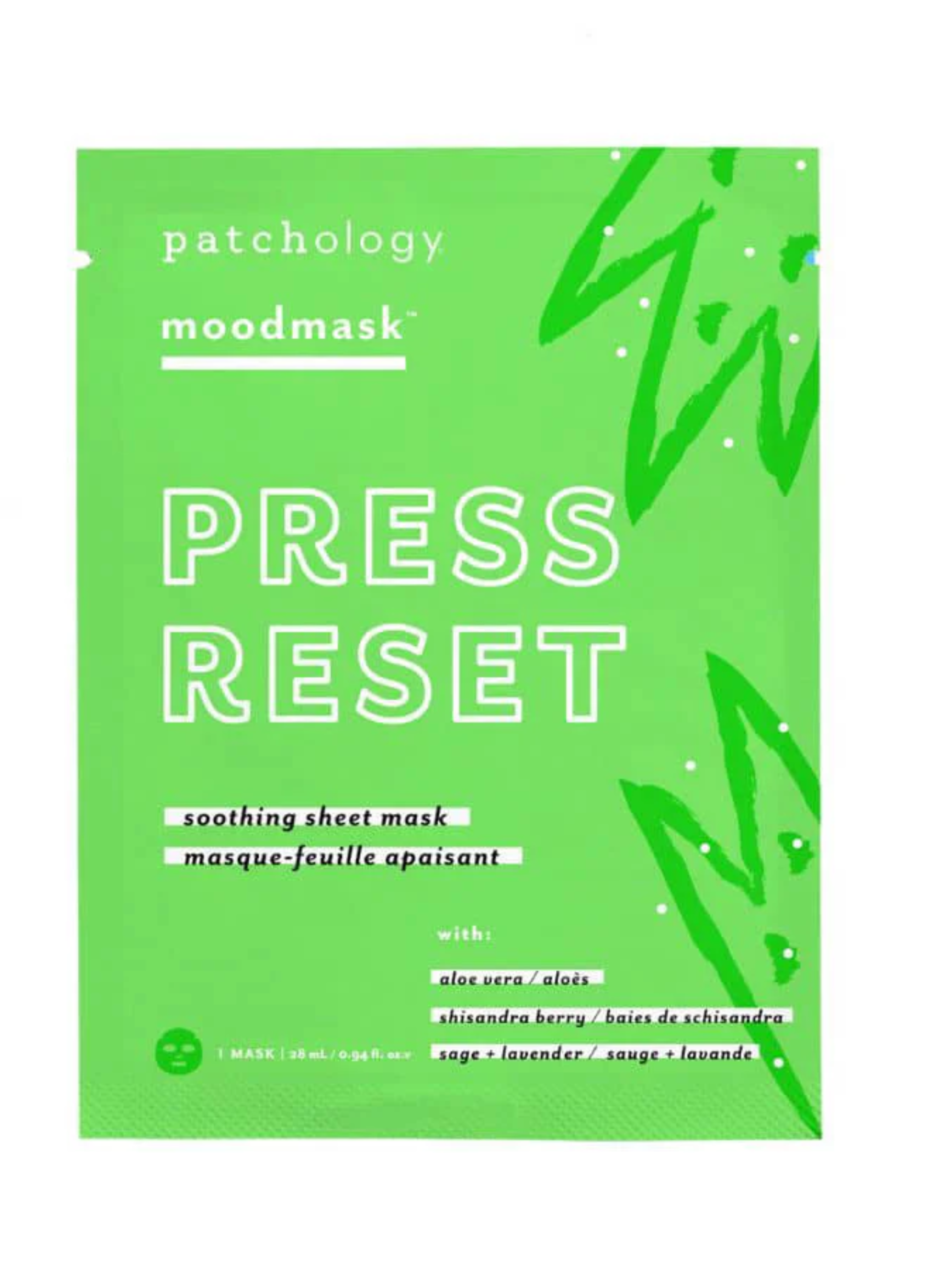 Patchology Press Reset Ultra Soothing Face Sheet Mask