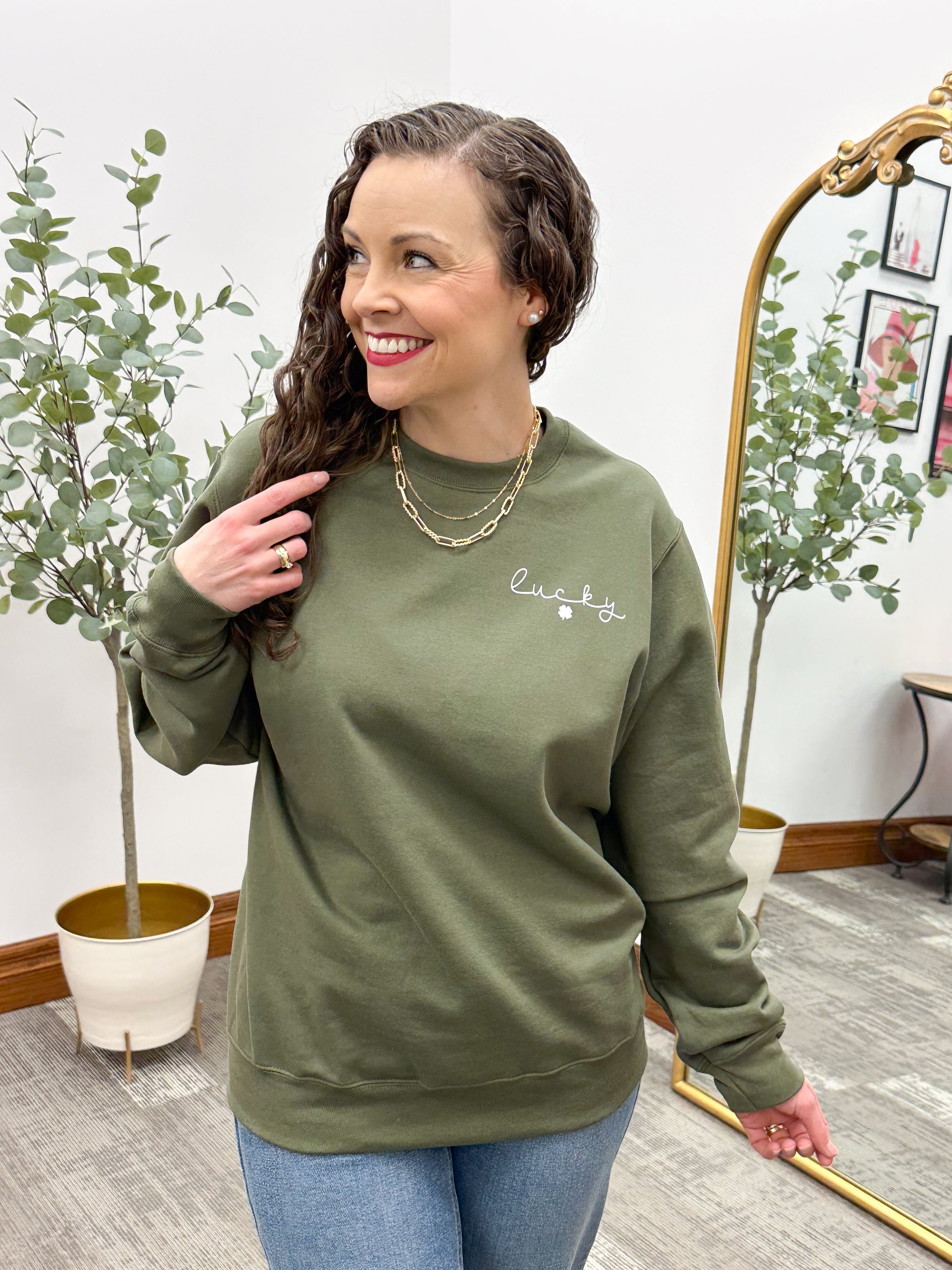 St. Patrick's Day "Lucky" Sweatshirt