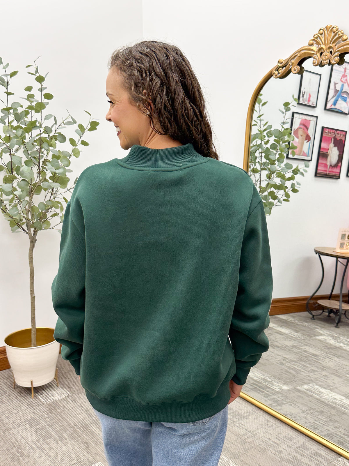Oversized Mock Neck Sweatshirt (4 colors)