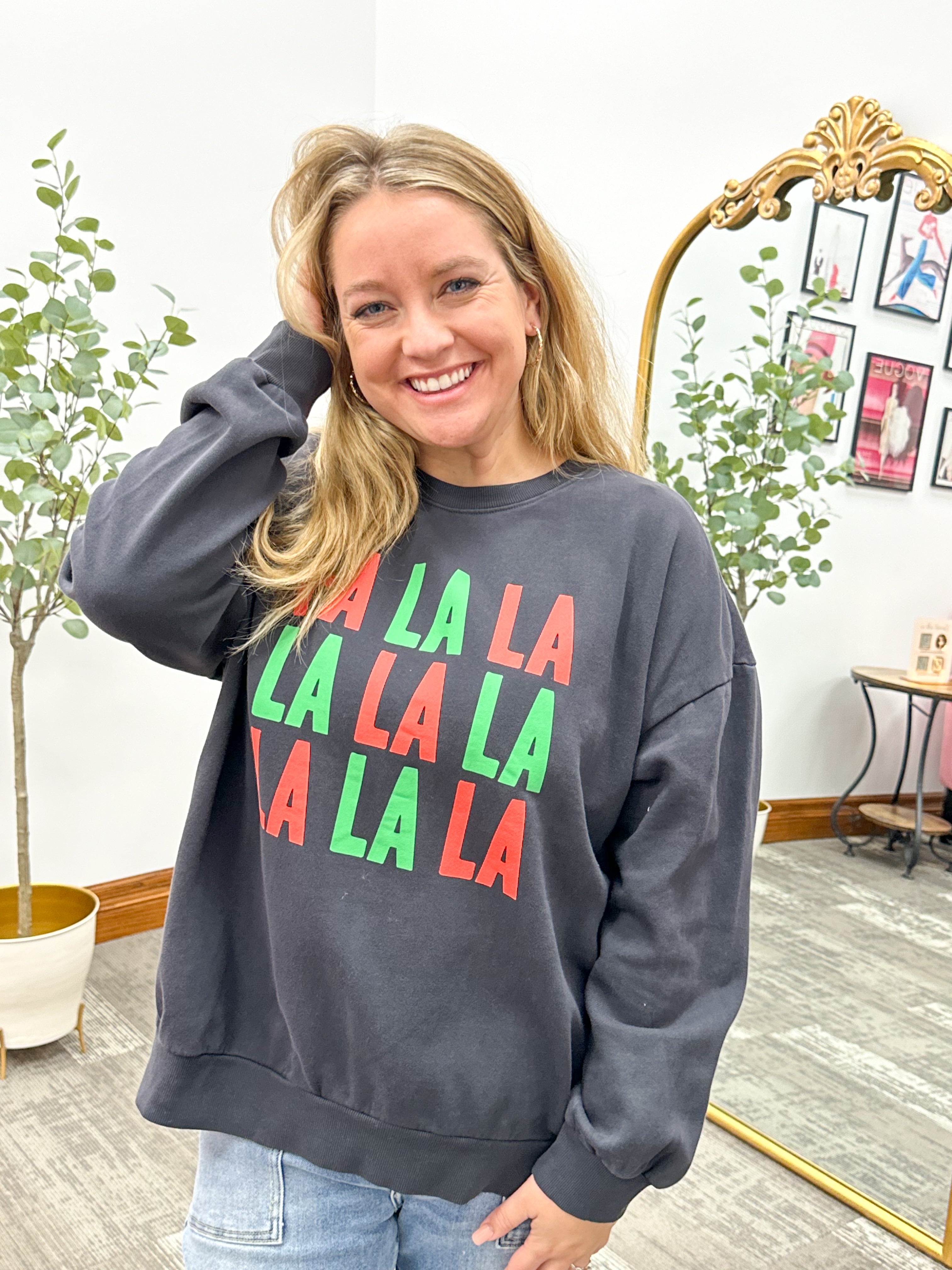 Fa La La Graphic Sweatshirt (Z Supply)