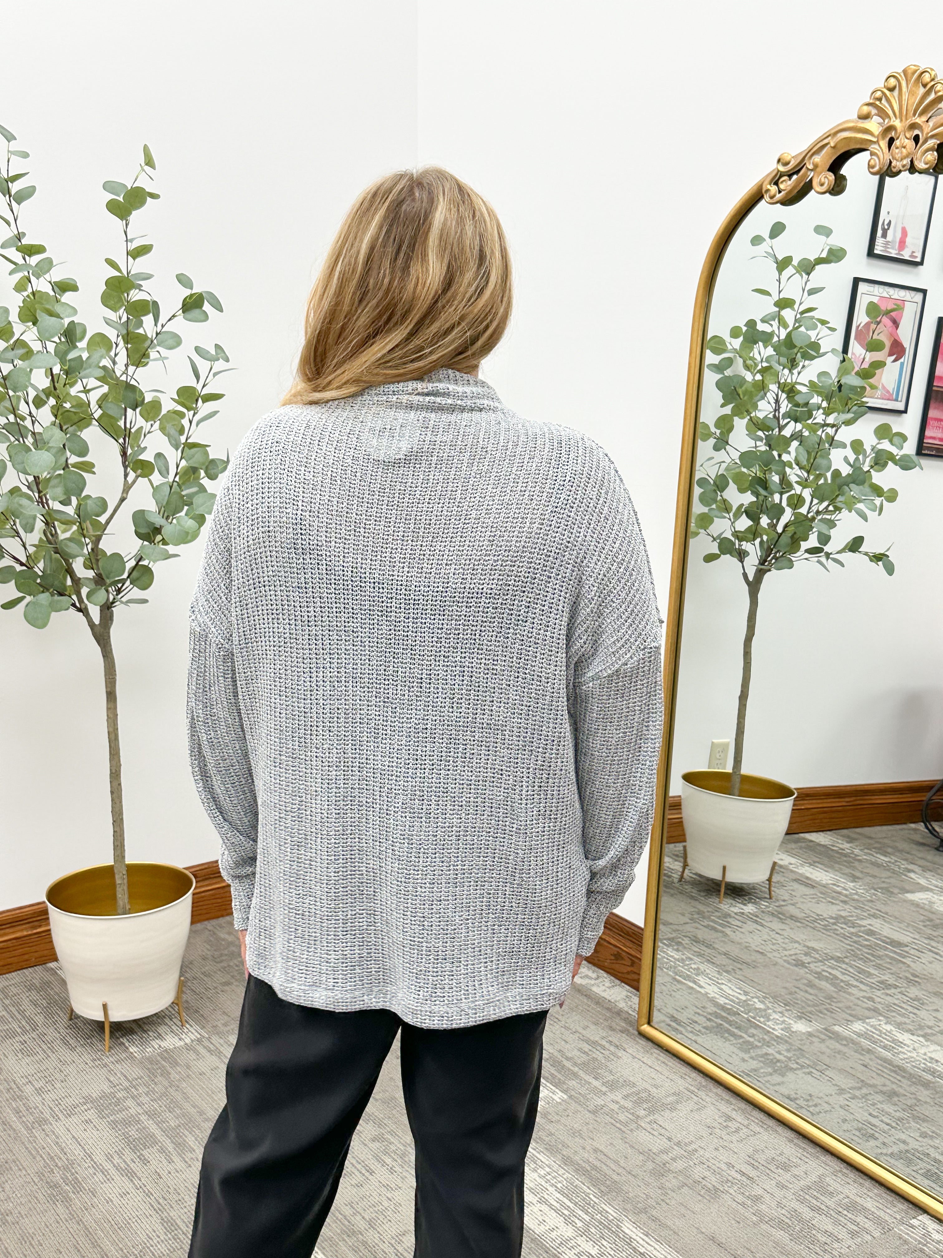 Amy Knit Mock Neck Sweater