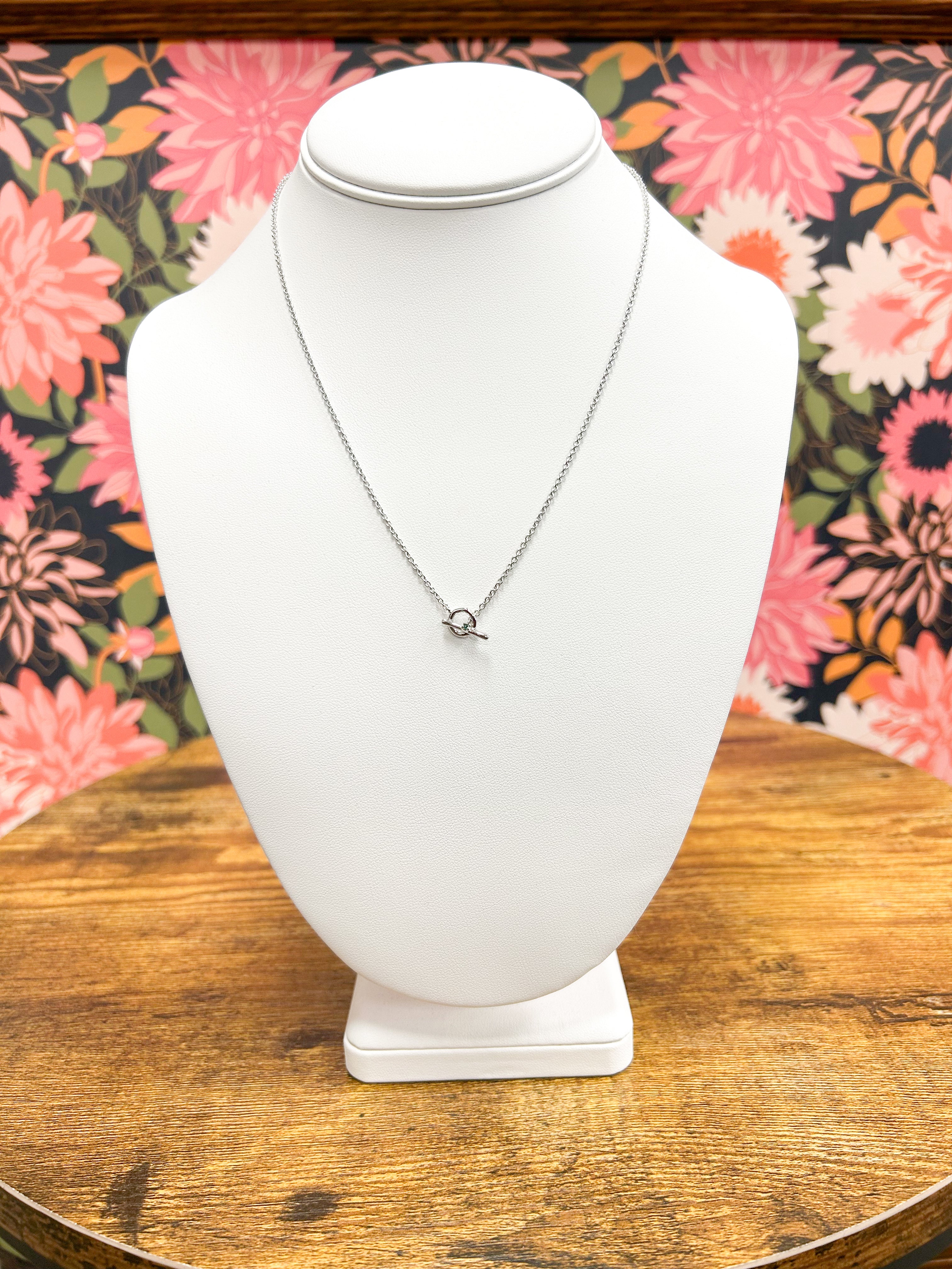 Gold Dipped Toggle Chain Necklace