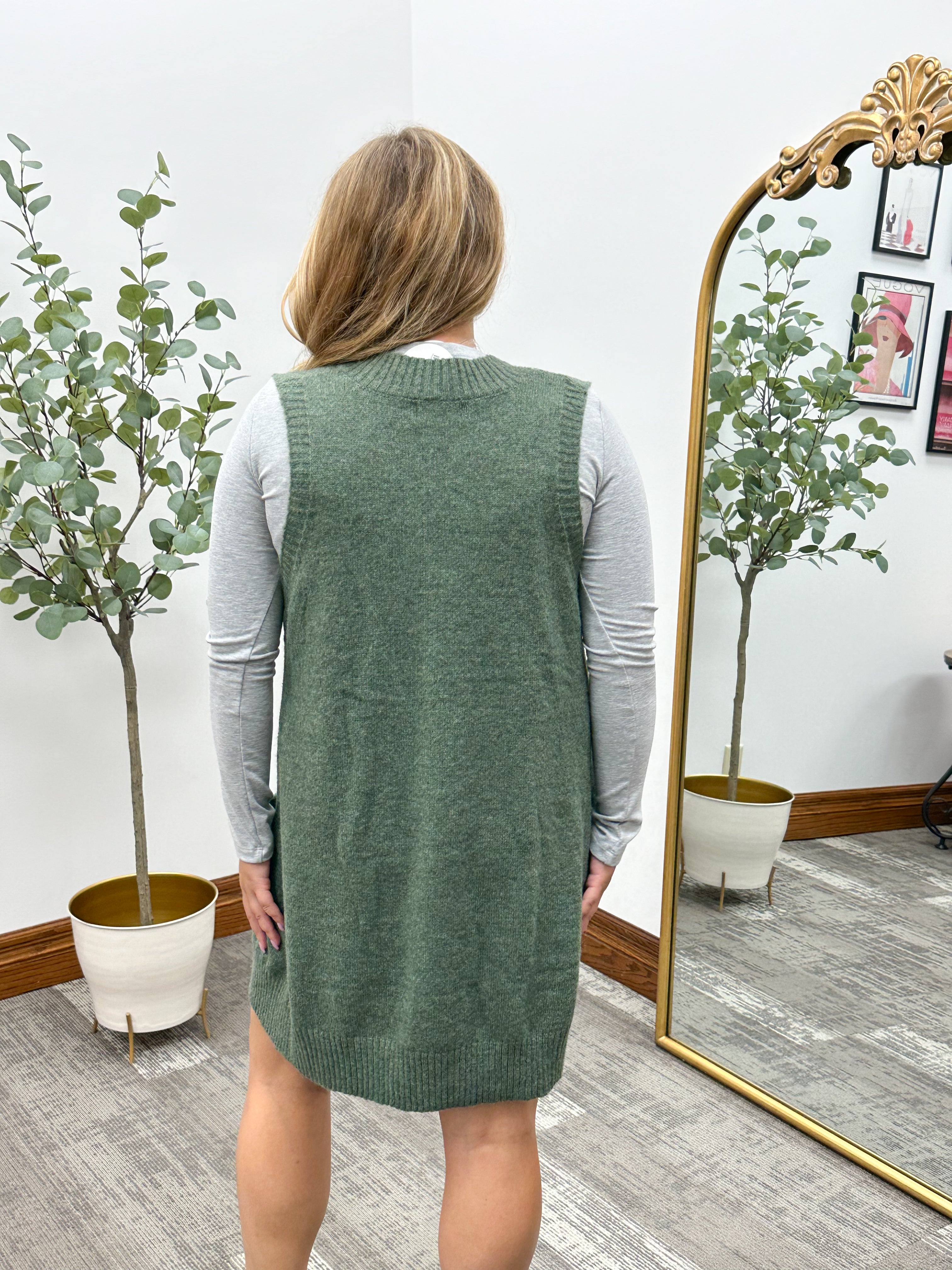 Megan Oversized Sweater Vest