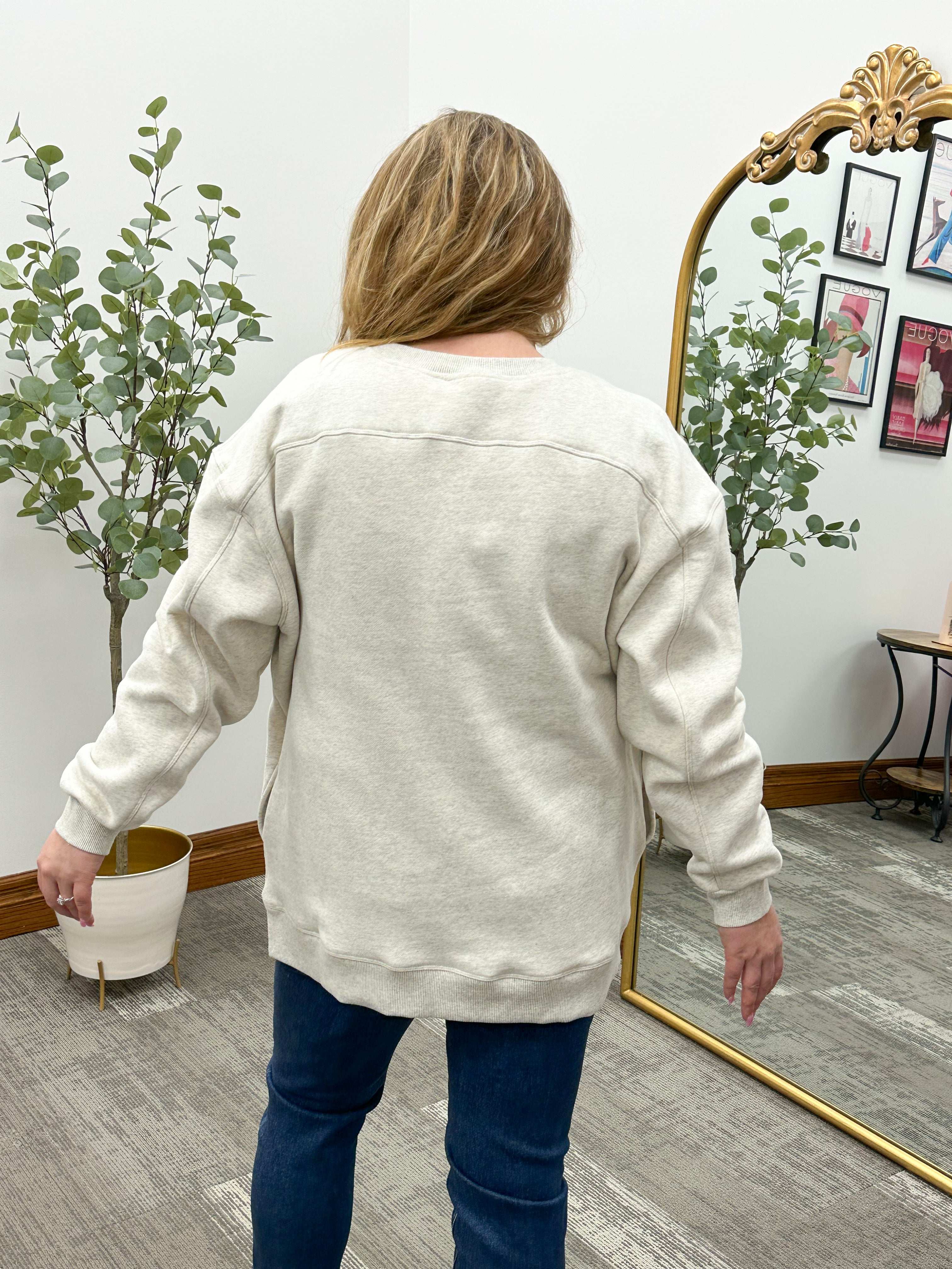 Shelby Oversized Fleece Sweatshirt