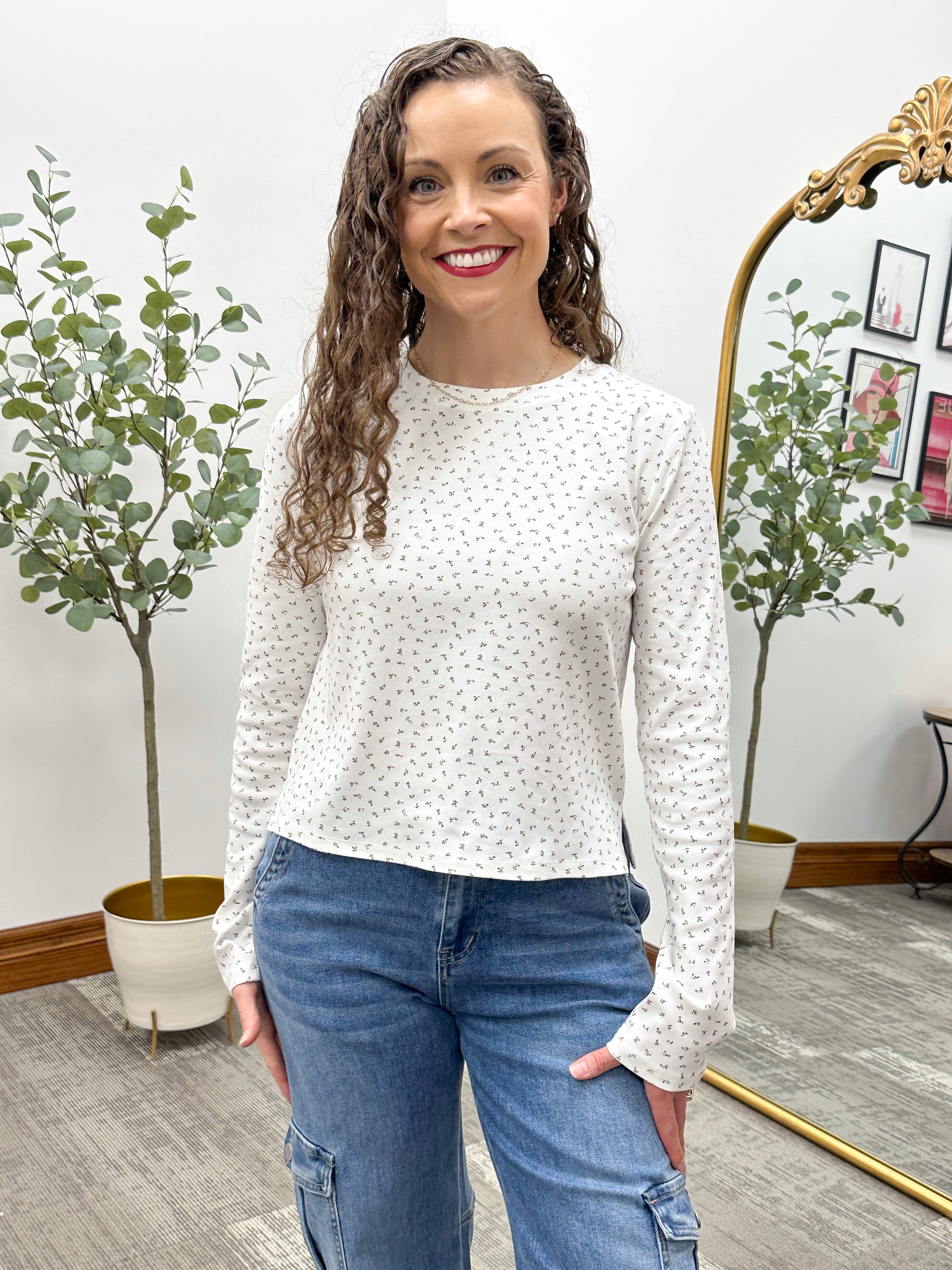 Tessa Long Sleeve Floral Top