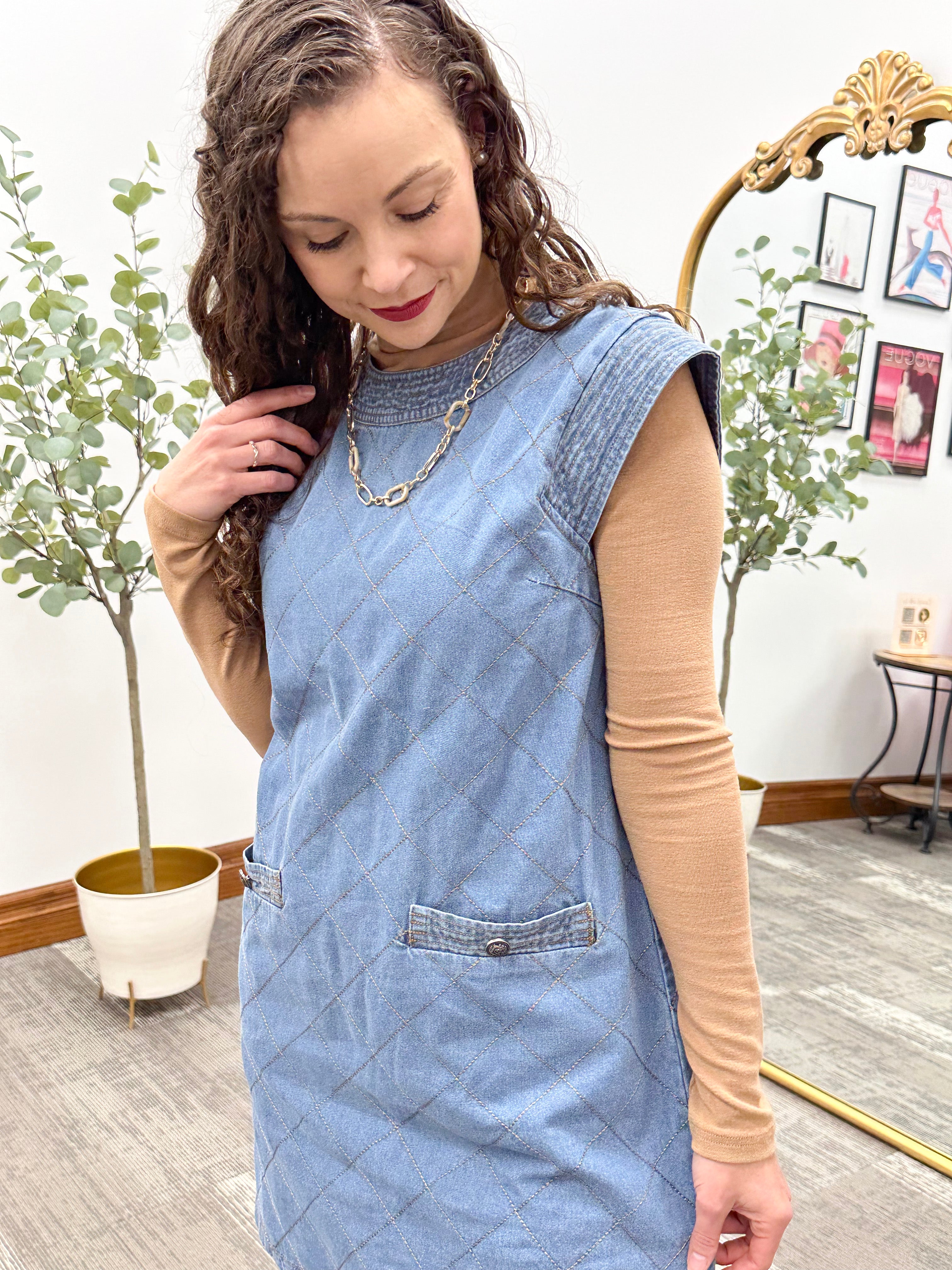 Rhonda Denim Mini Dress