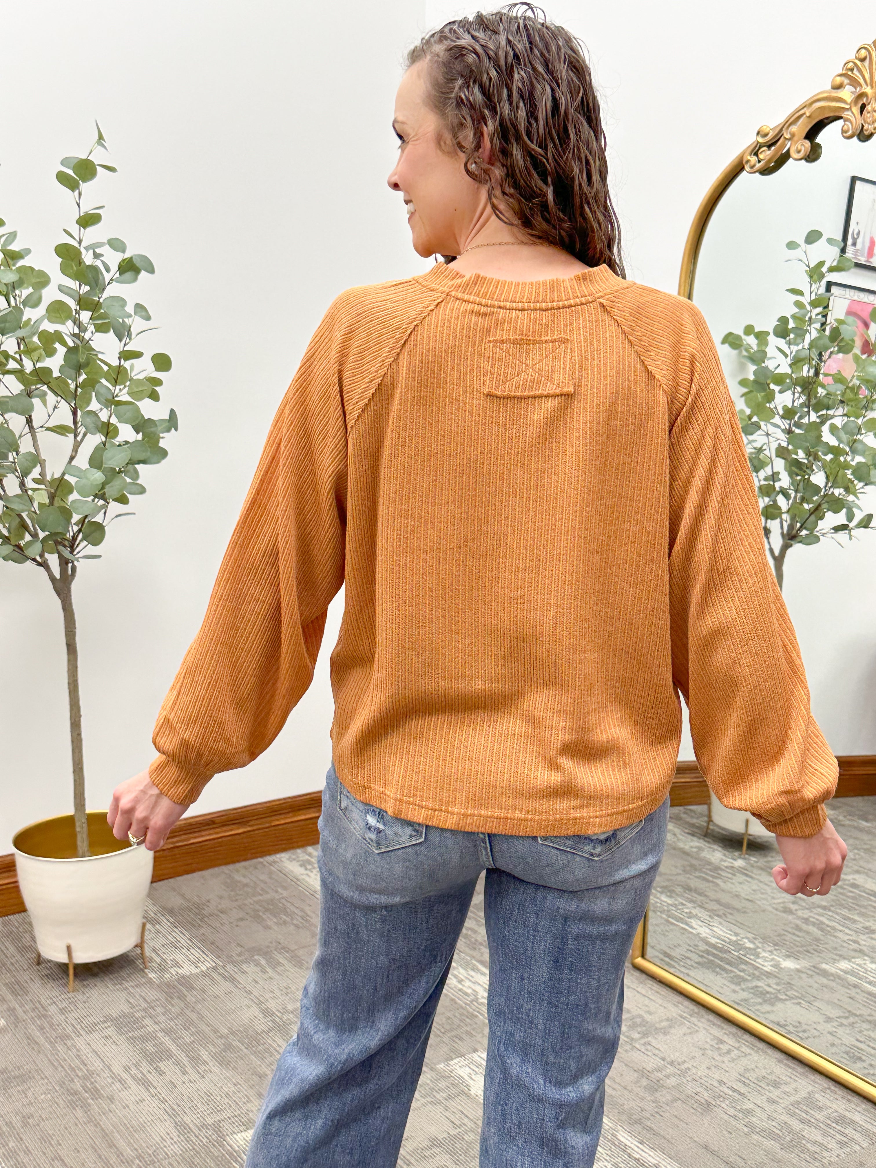 Kara Long Sleeve Henley Top