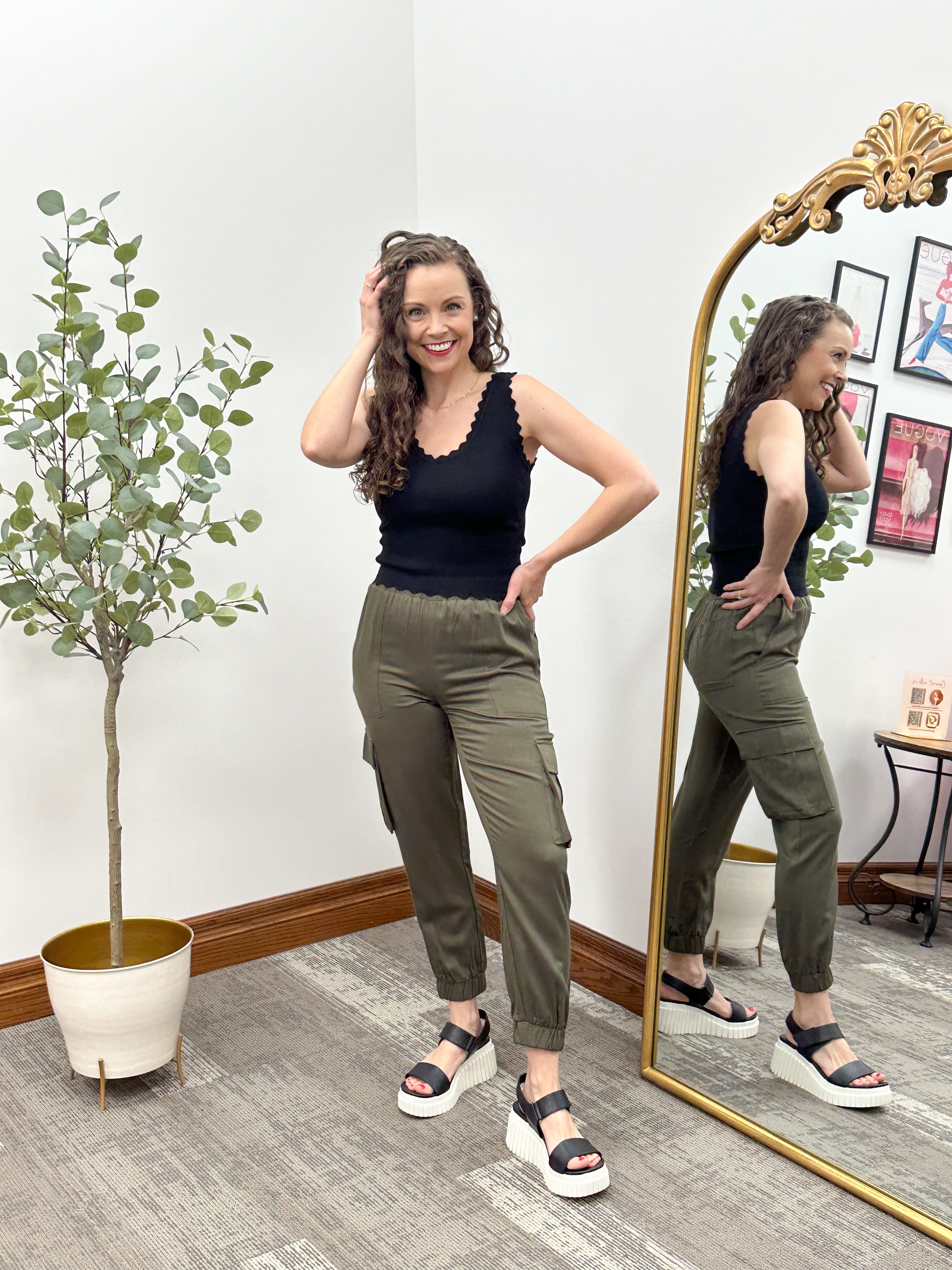 Shayla Olive Pants