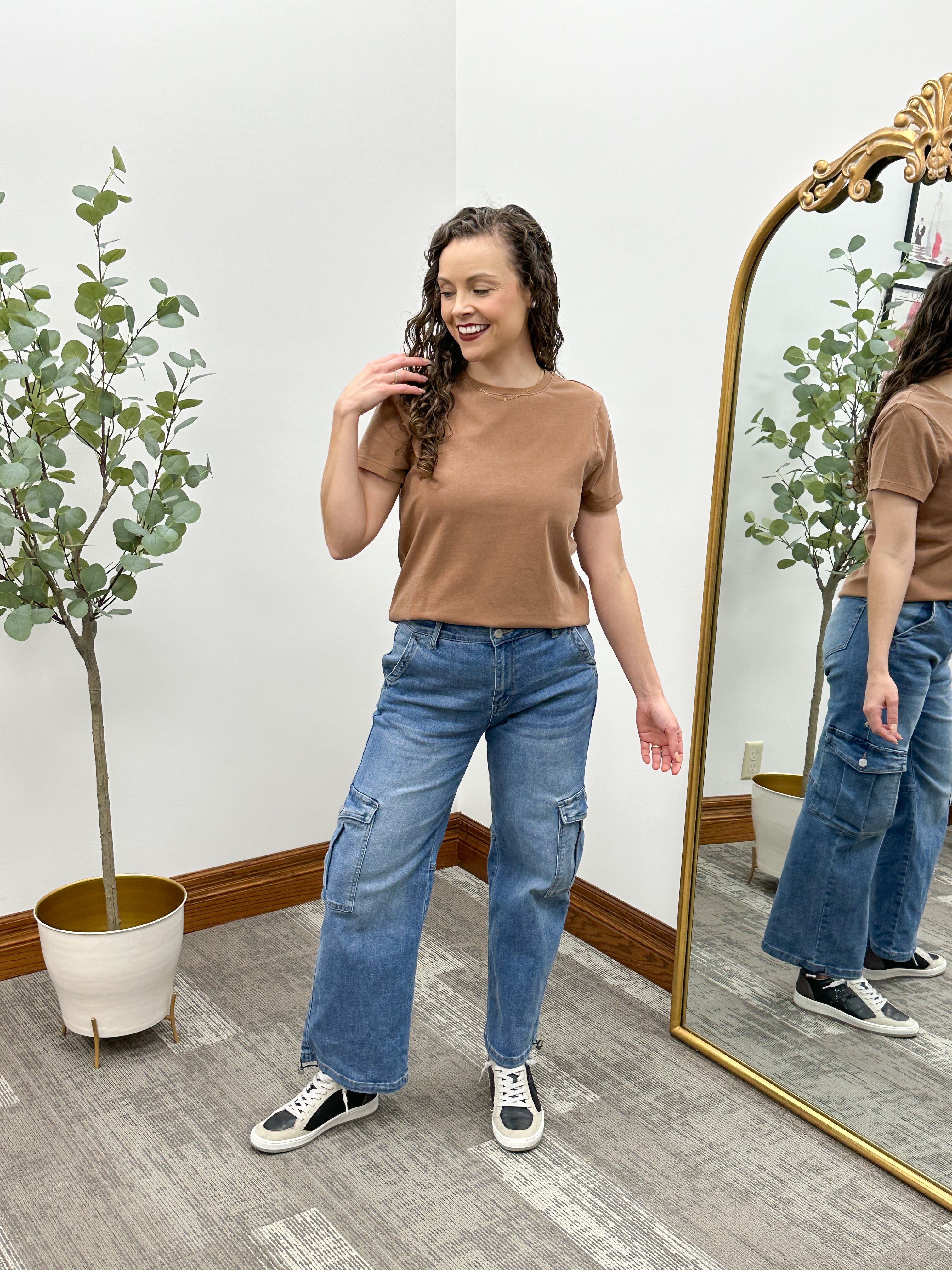 Brown Basic Tee