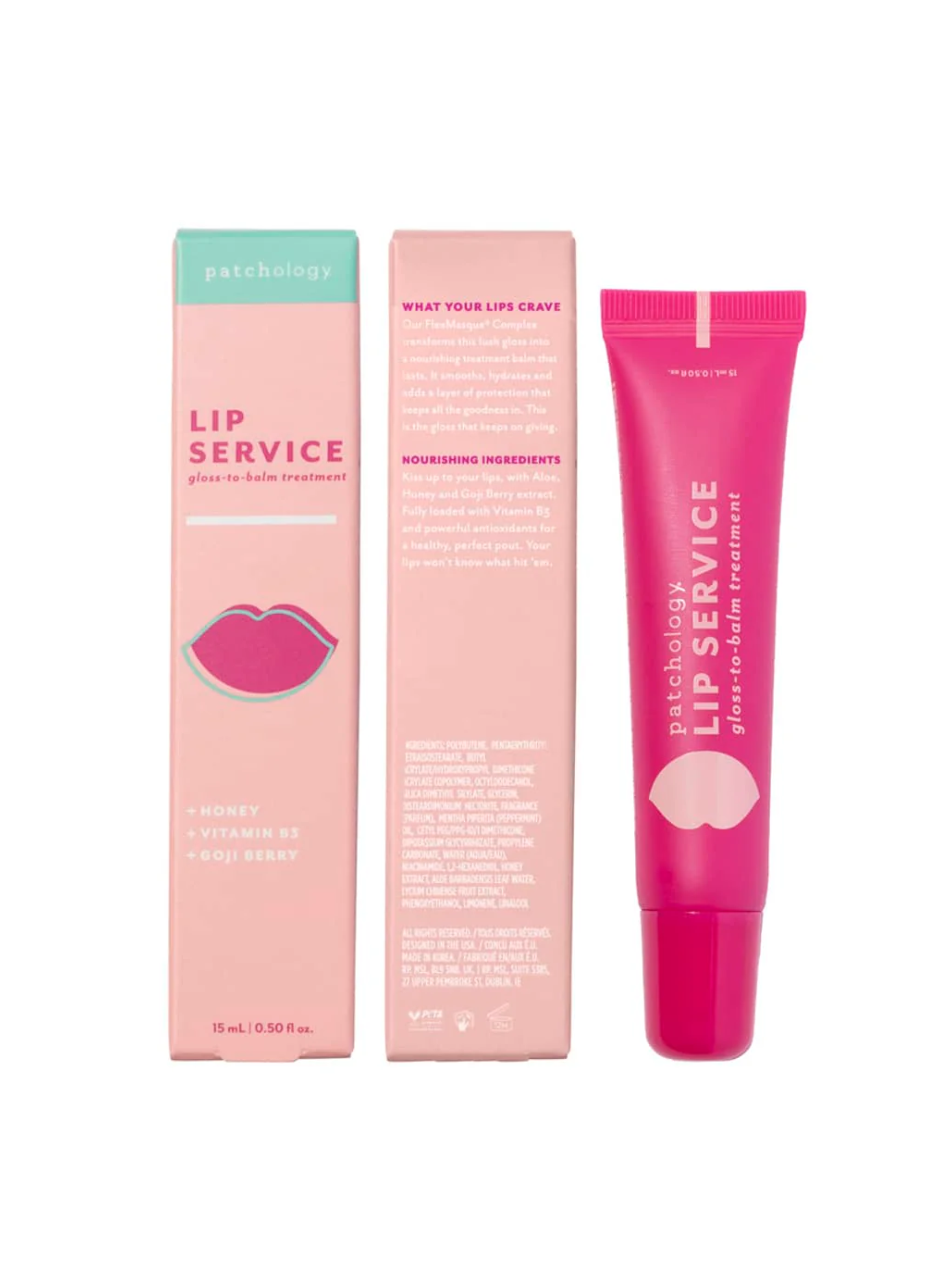 Lip Service Nourishing Lip Gloss to Balm