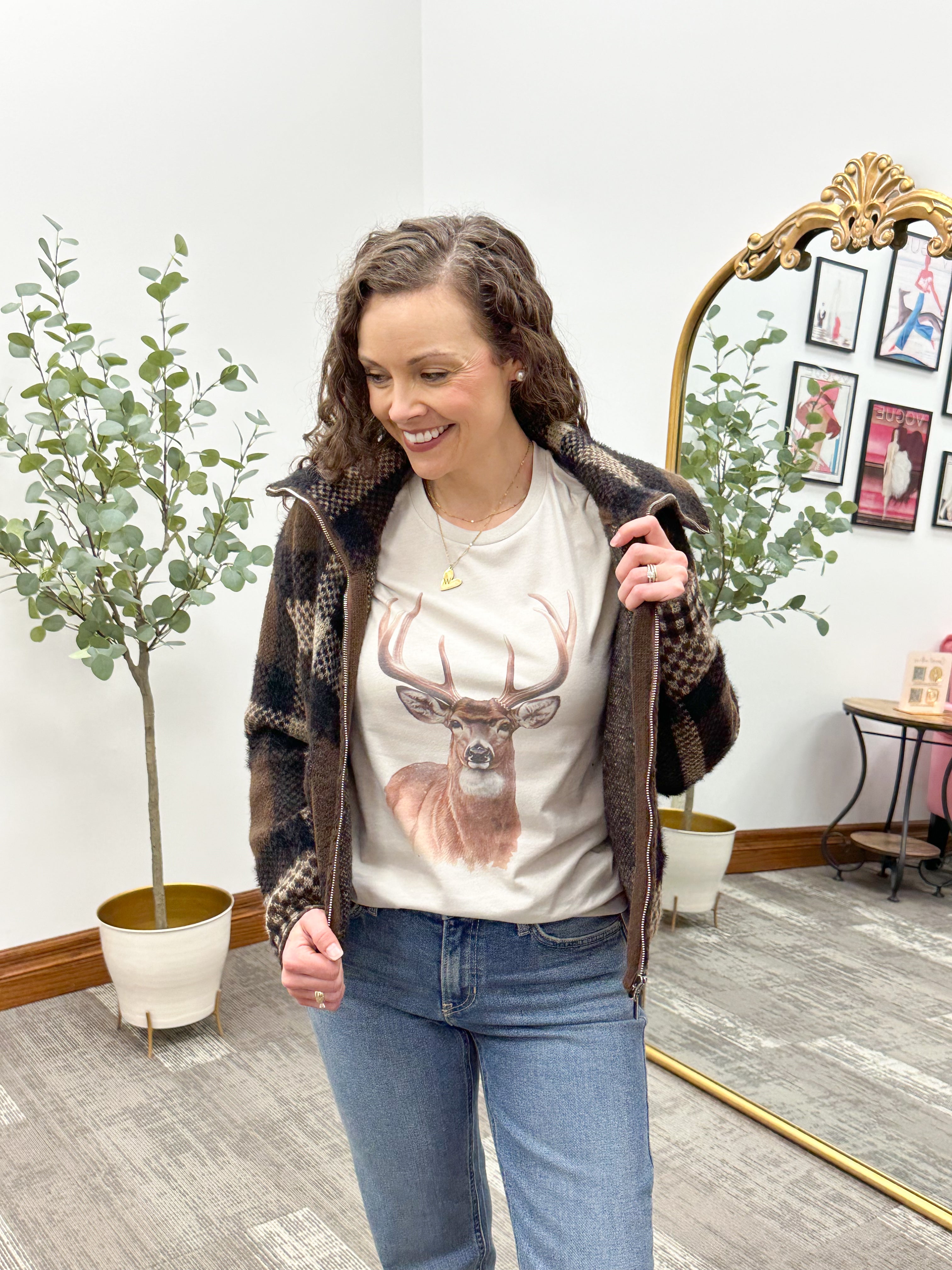 Vintage Buck Short Sleeve Graphic T-Shirt