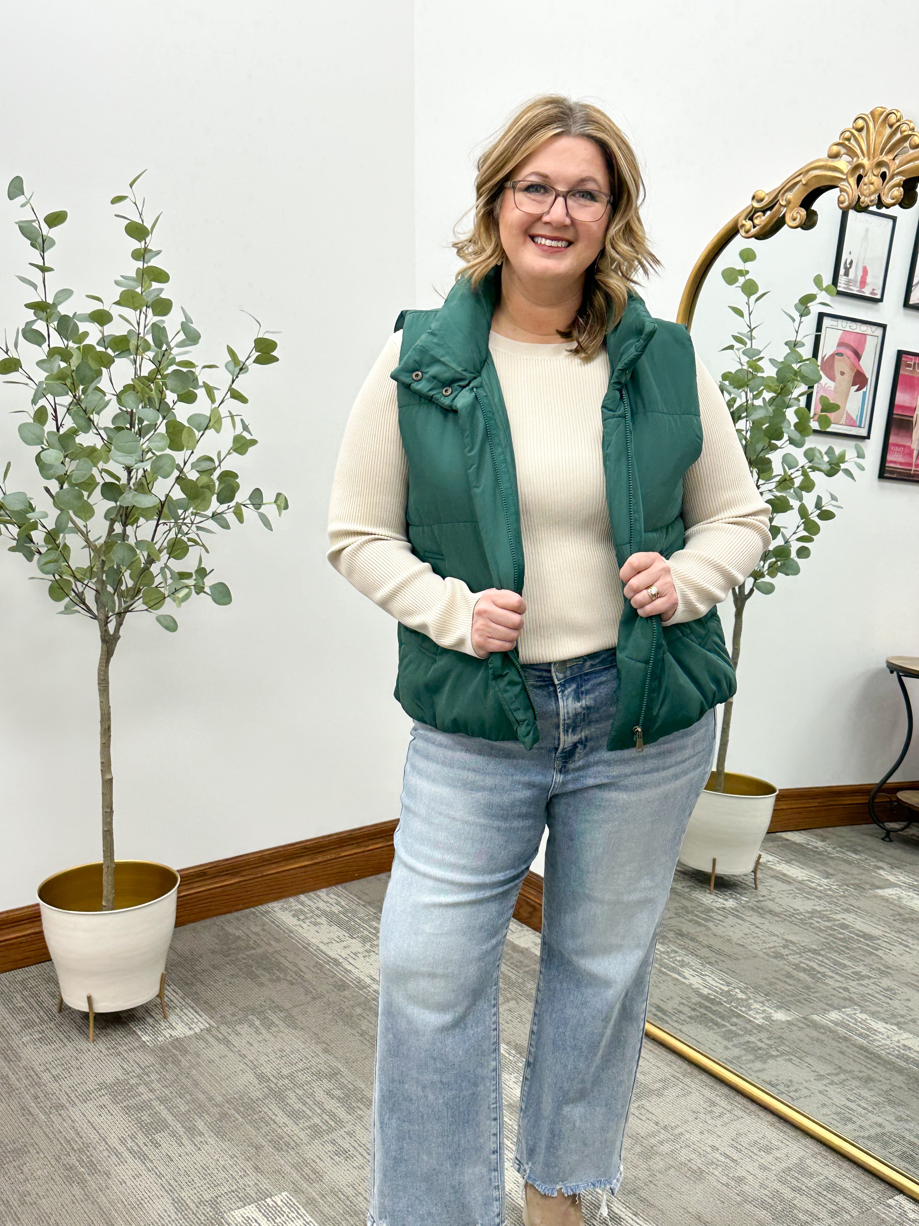 Lorna Ribbed Beige Sweater