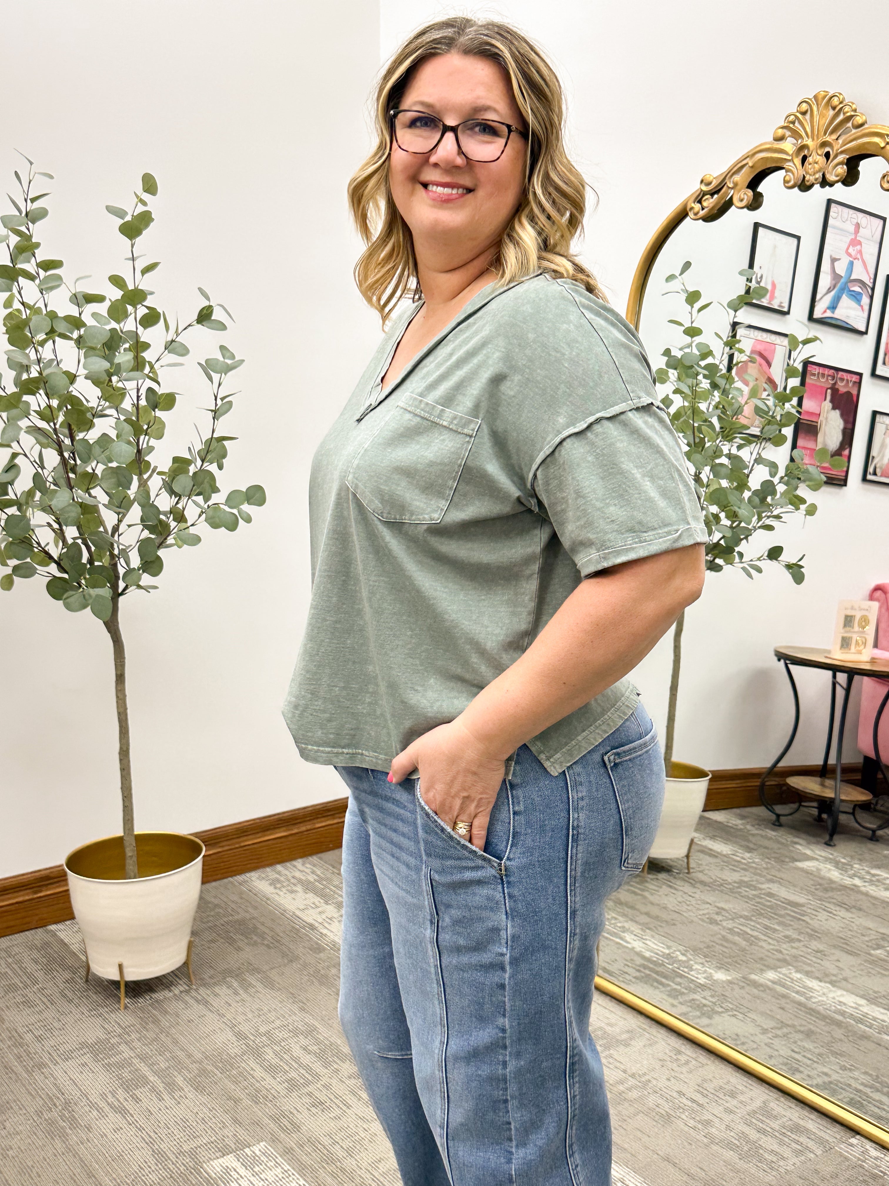 Plus size basic tee, plus size t-shirt, cute plus size clothes