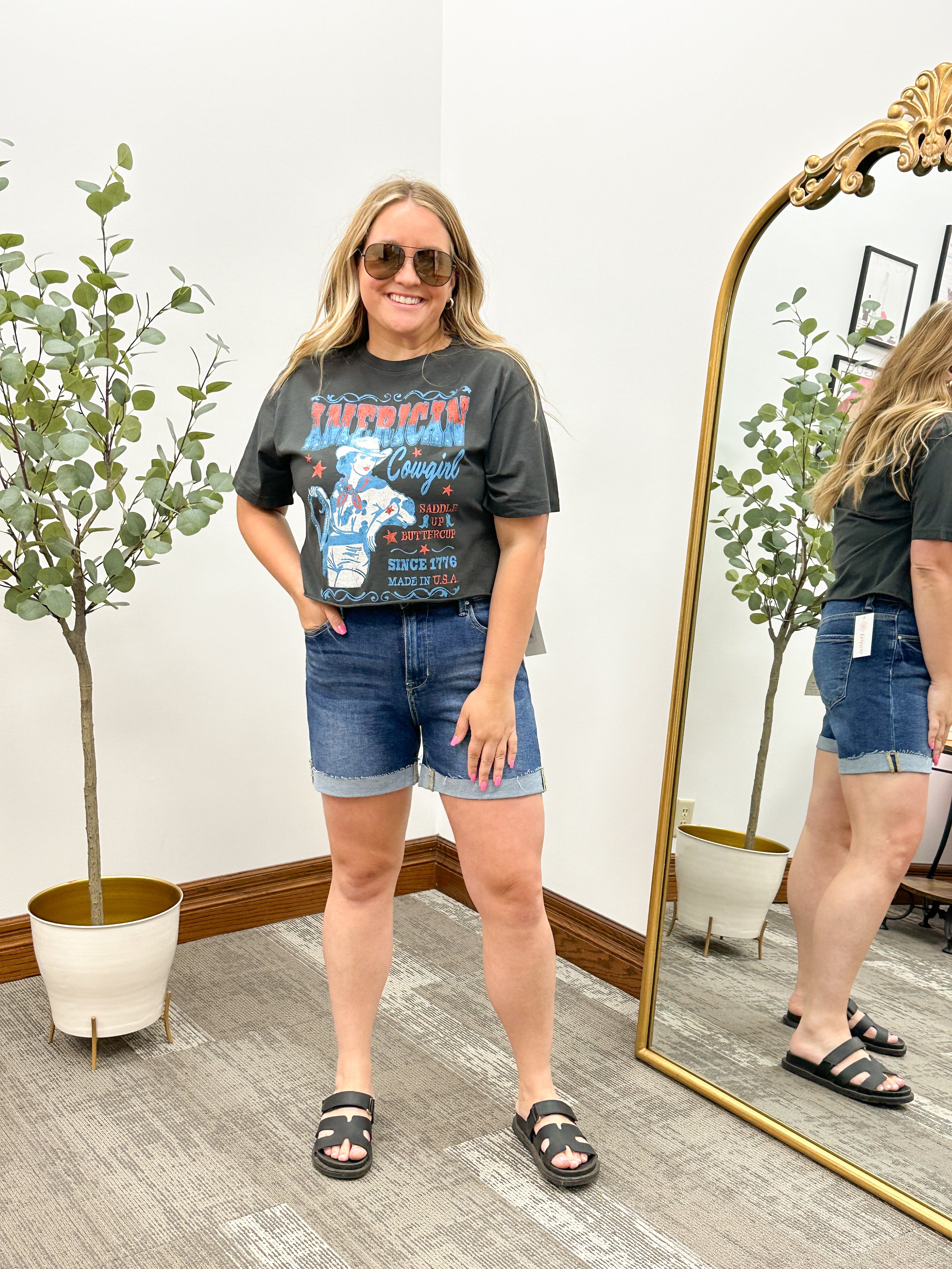 'American Cowgirl' Vintage Graphic Tee