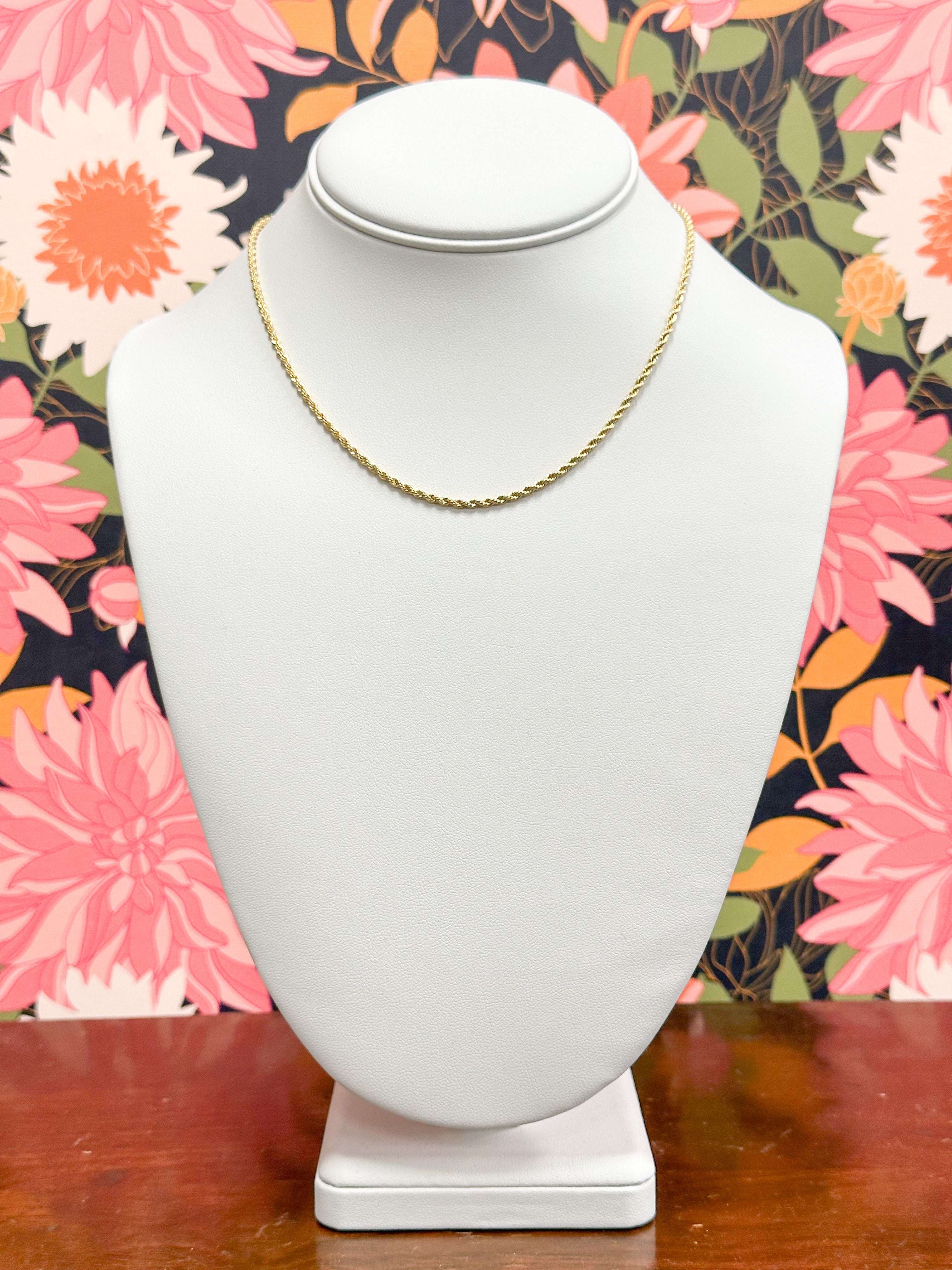 Gold Twist Necklace