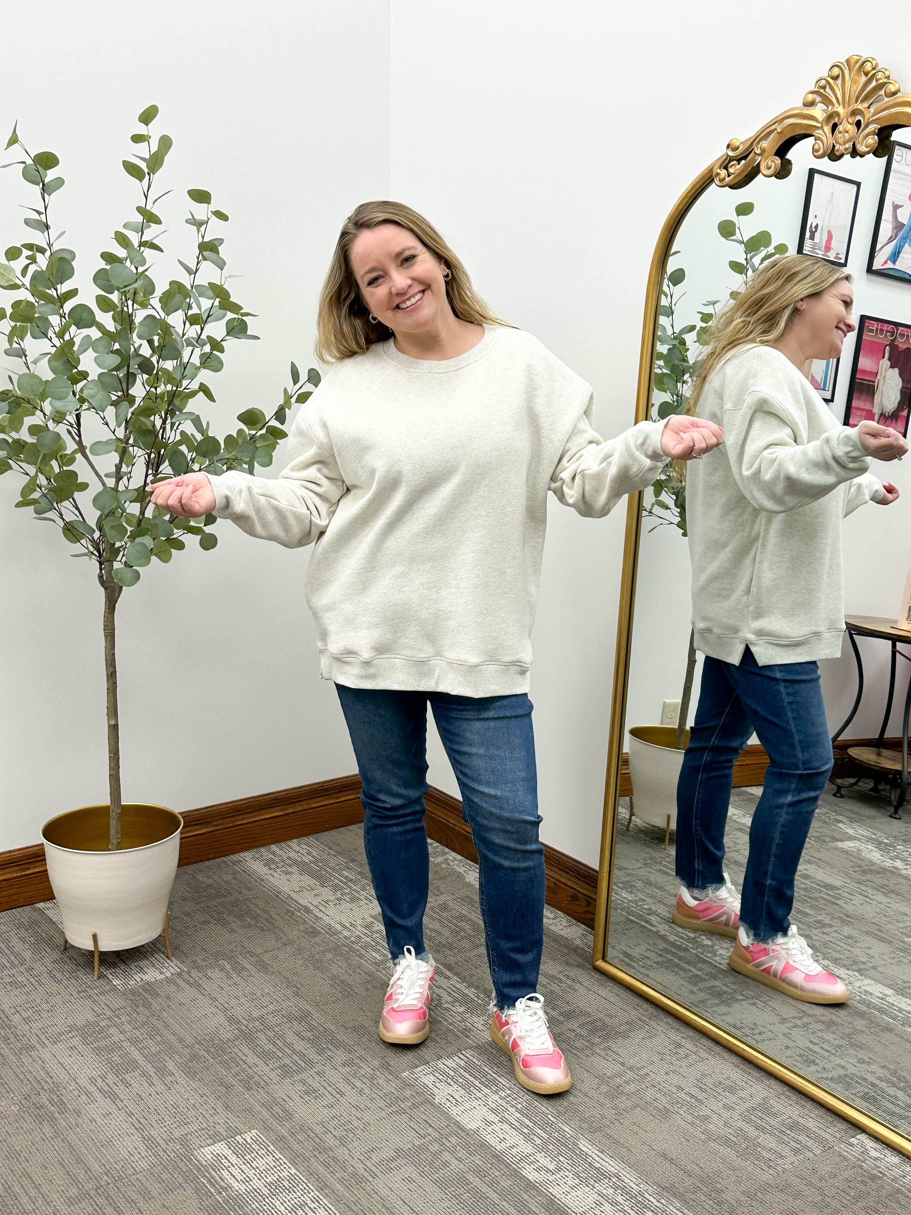 Shelby Oversized Fleece Sweatshirt