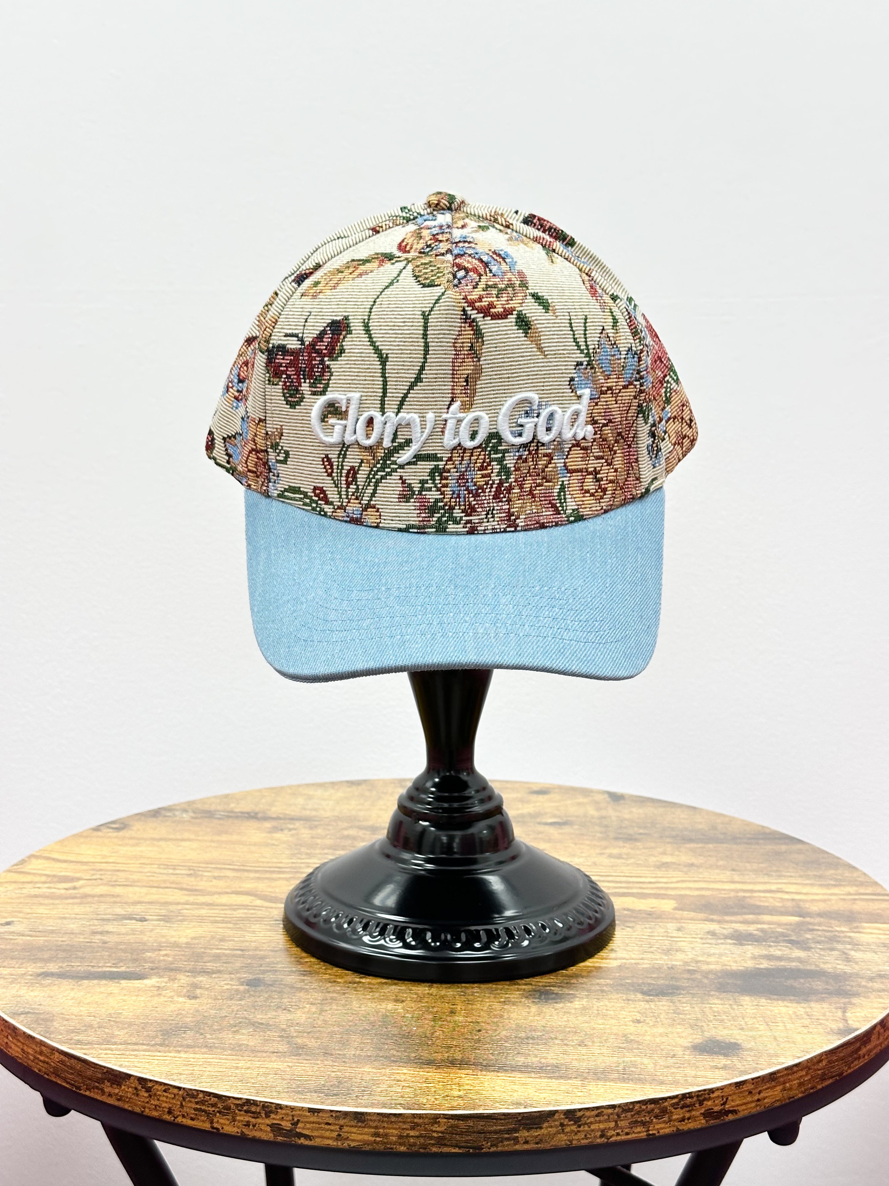 Floral Tapestry Hat