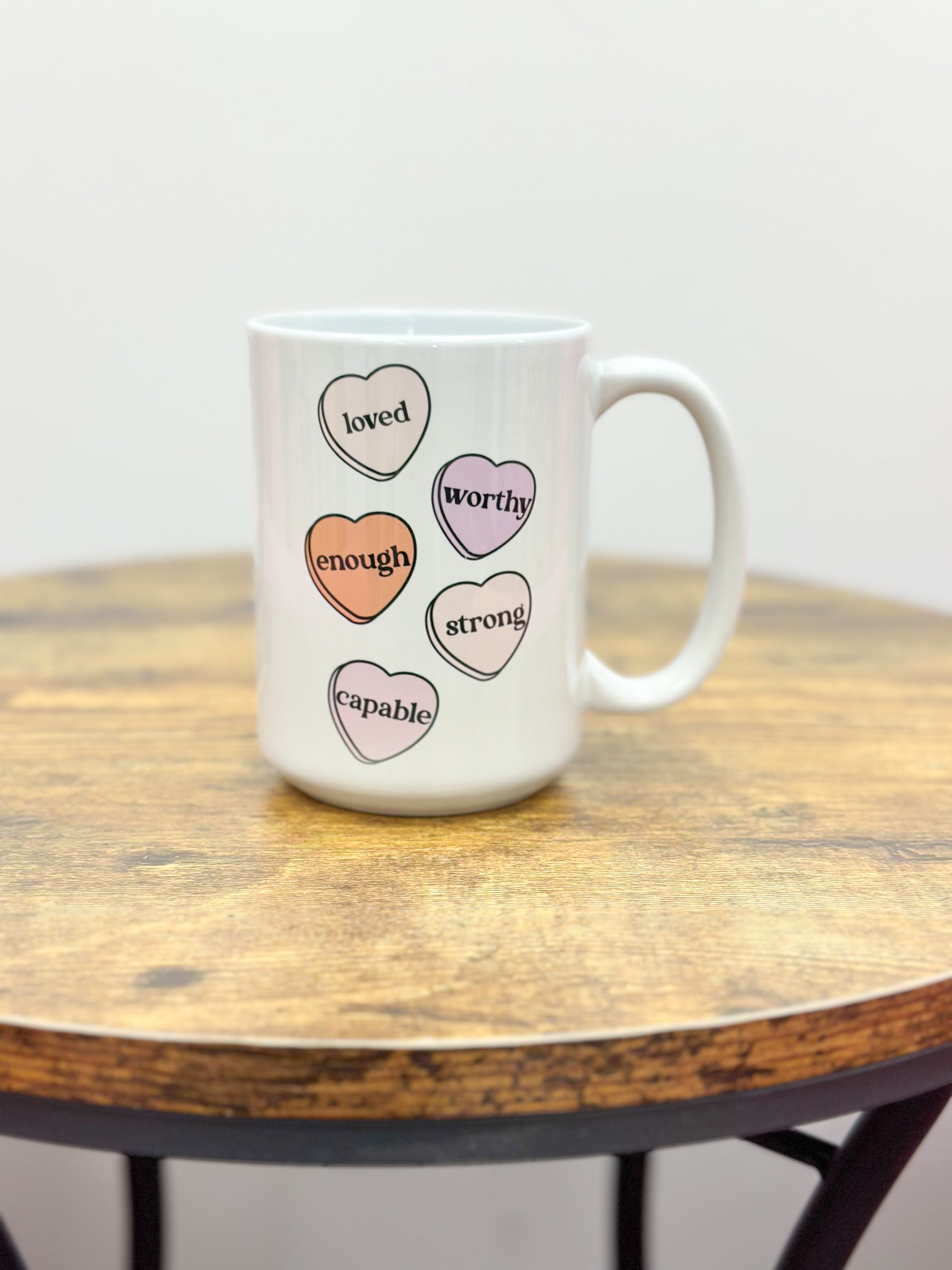 Heart 15 oz Coffee Mugs