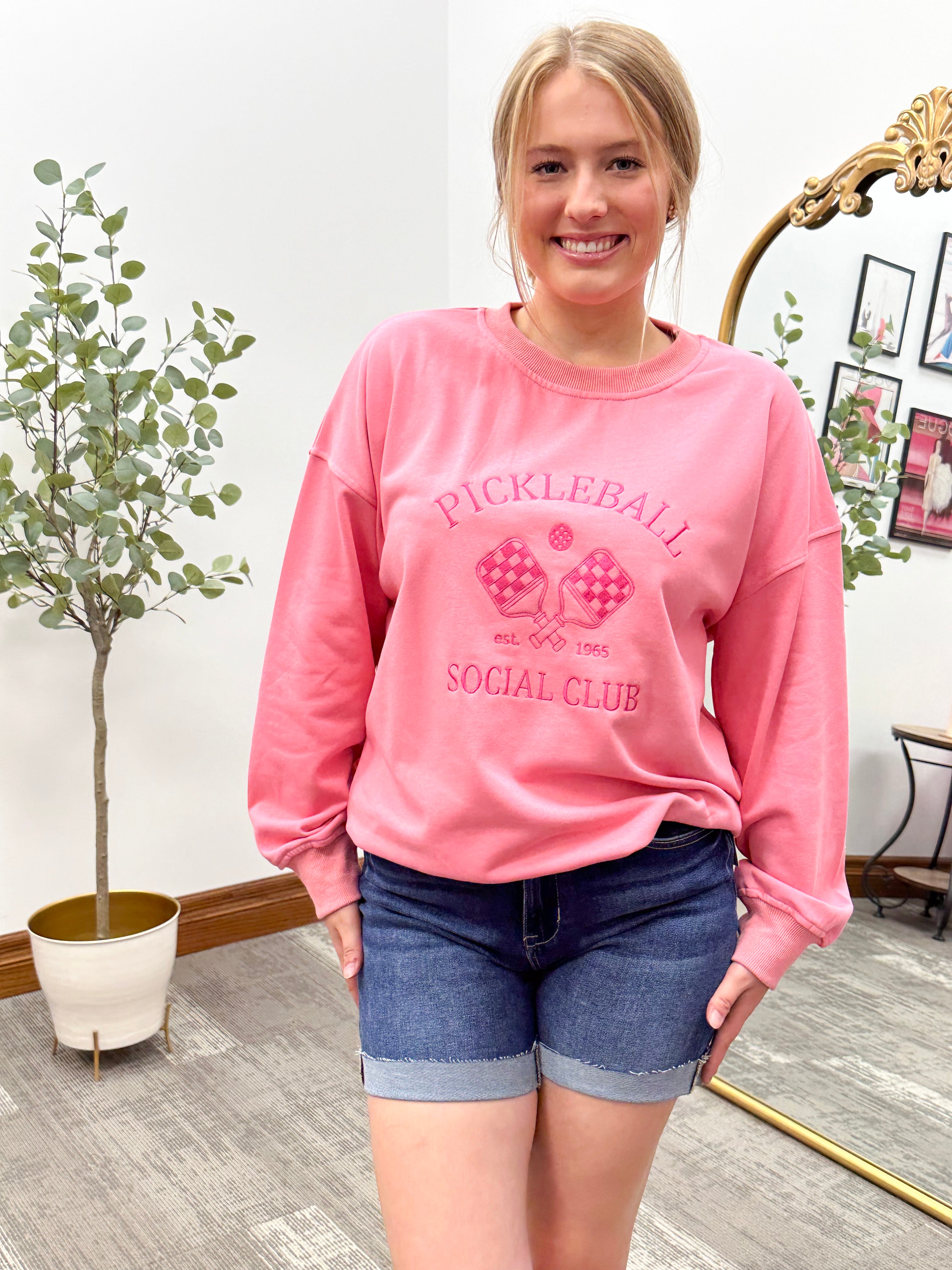 'Pickle Ball Social Club' Sweatshirt