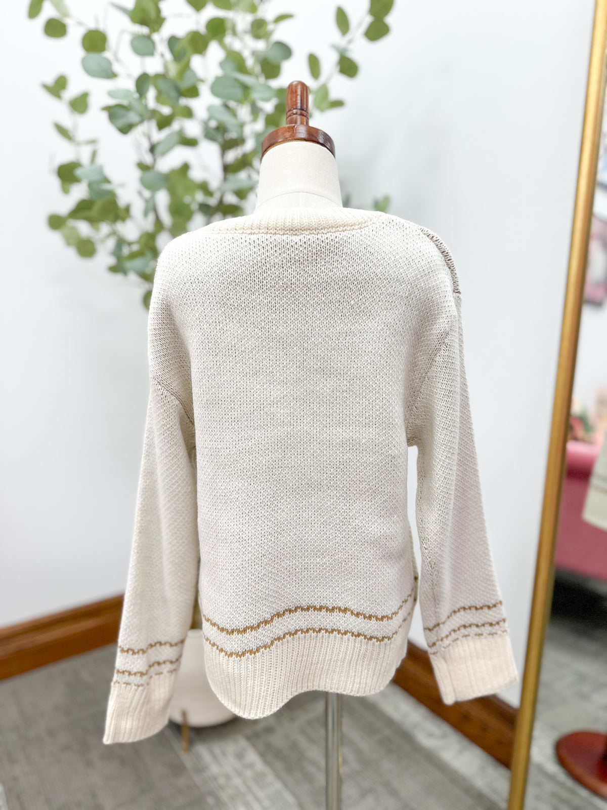 Girls Dachshund Knit Sweater
