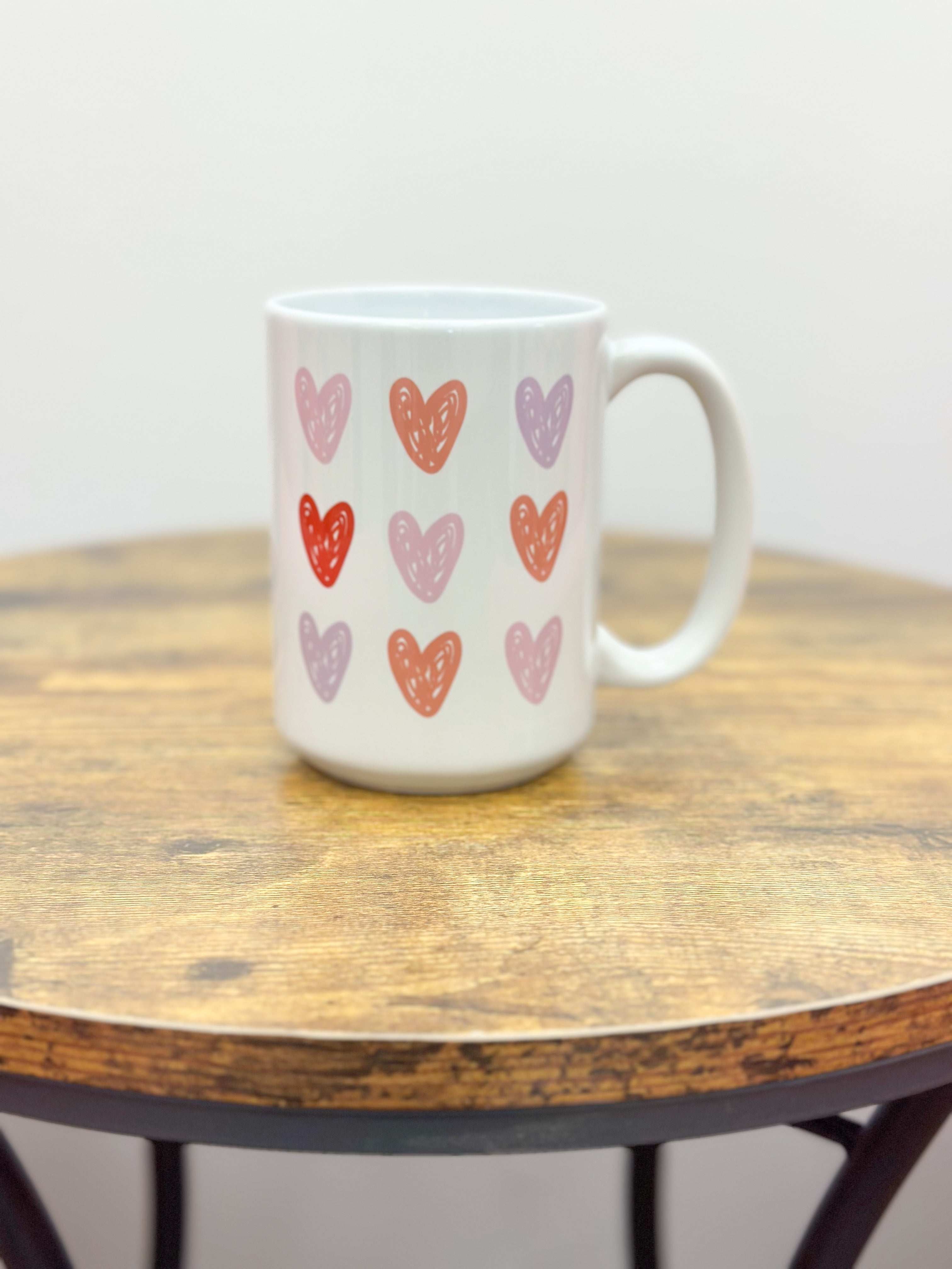 Heart 15 oz Coffee Mugs
