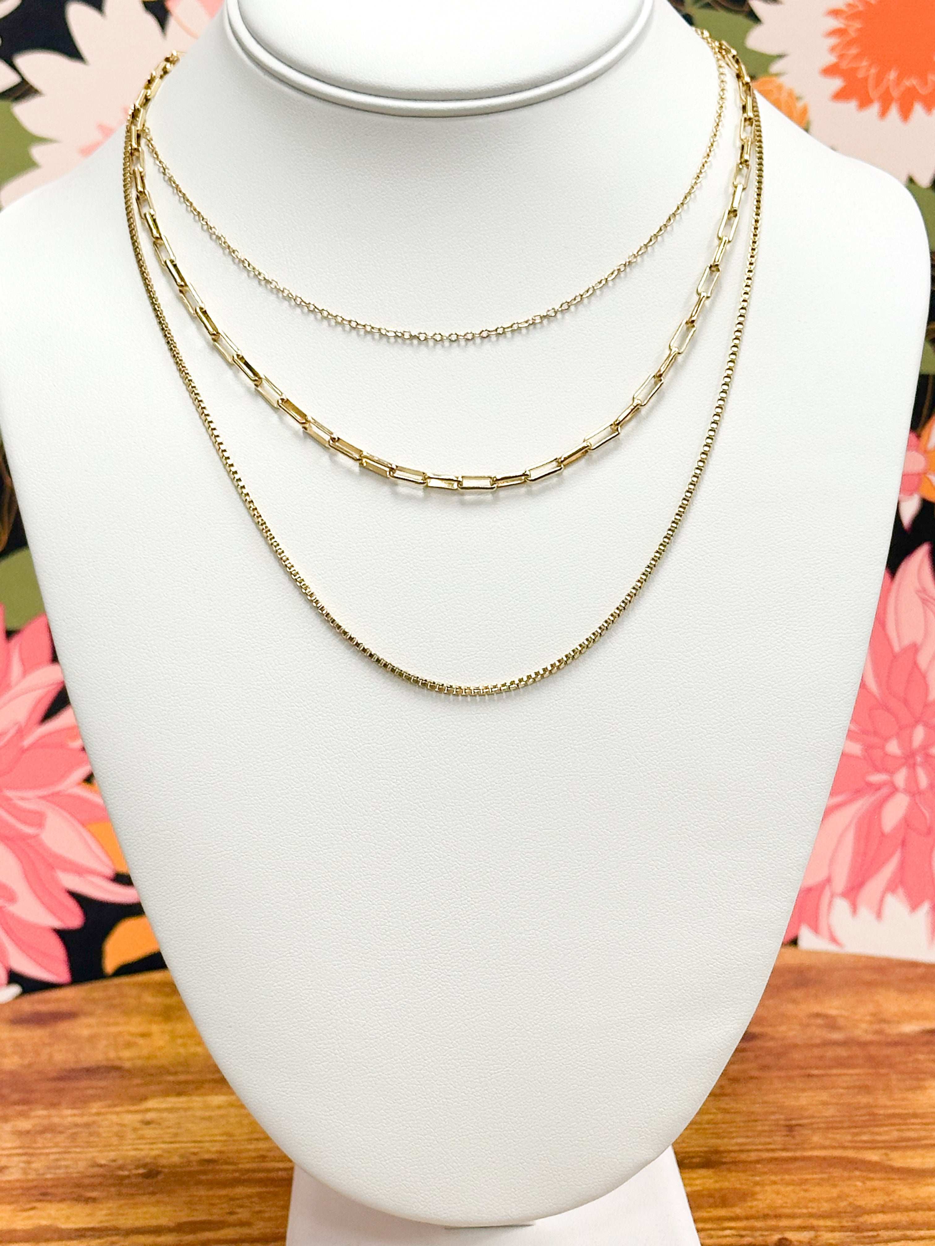 Dainty 3 Layered Necklace