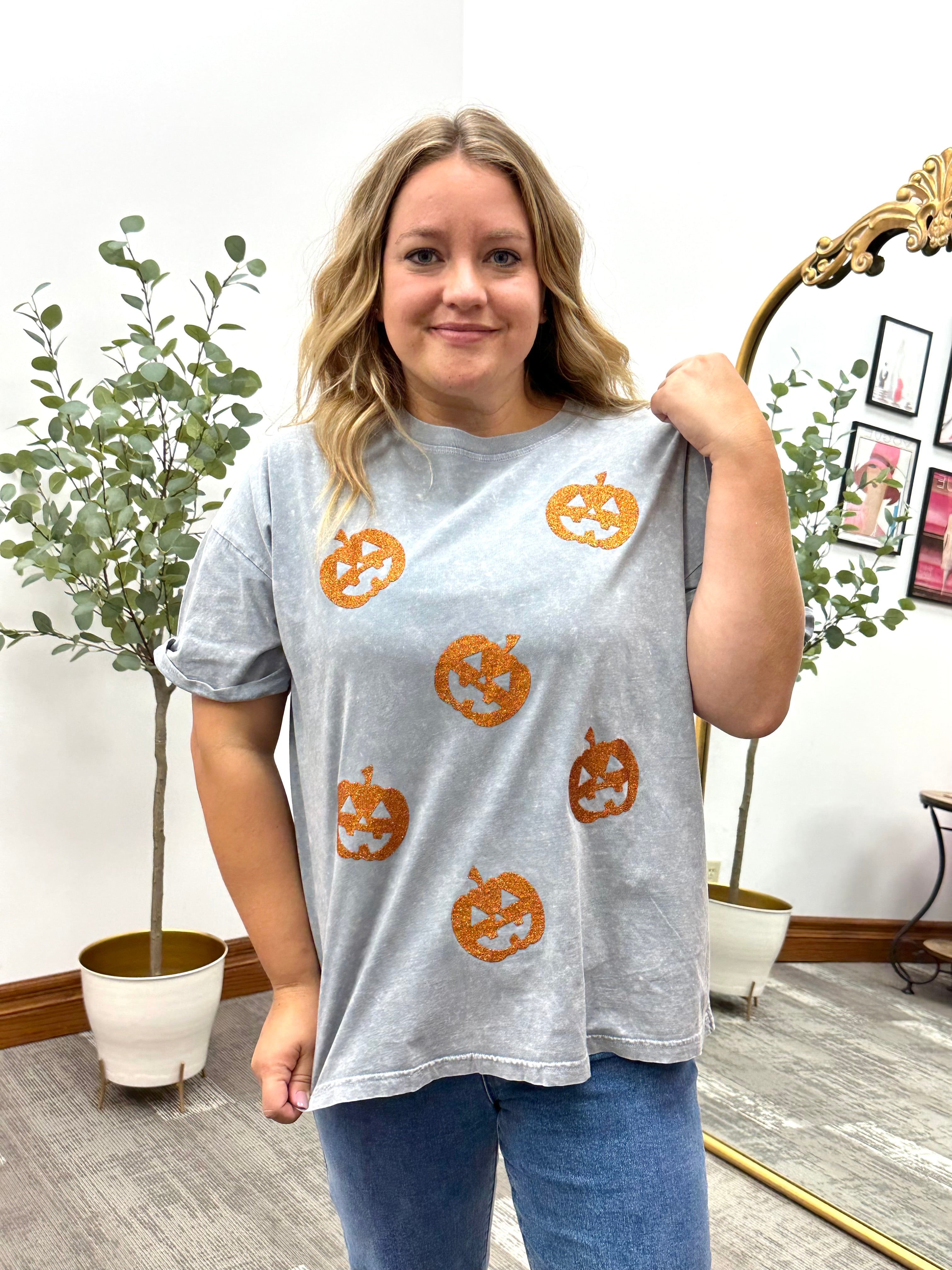 Glitter Pumpkins Graphic Tee