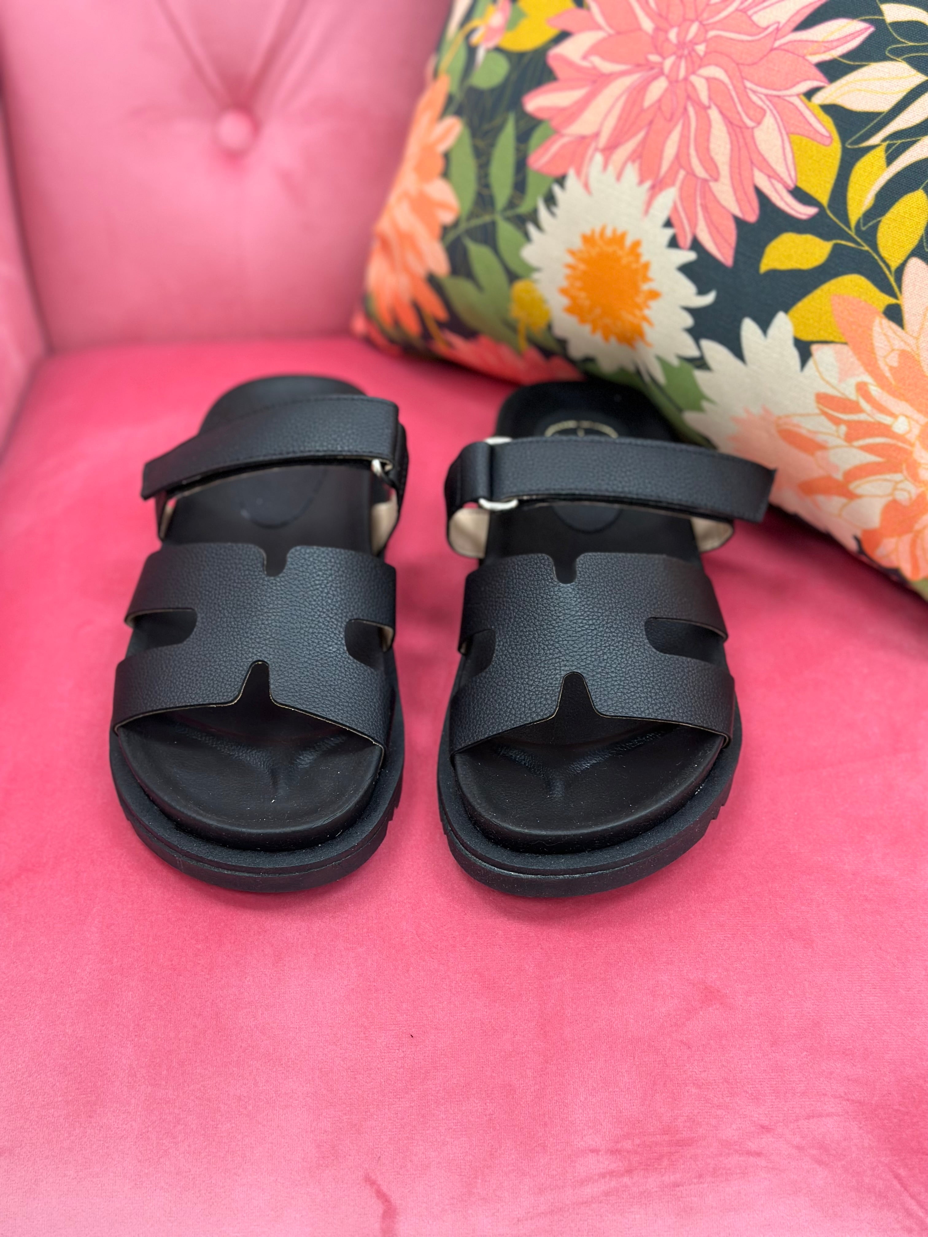 Ginny Black Sandals