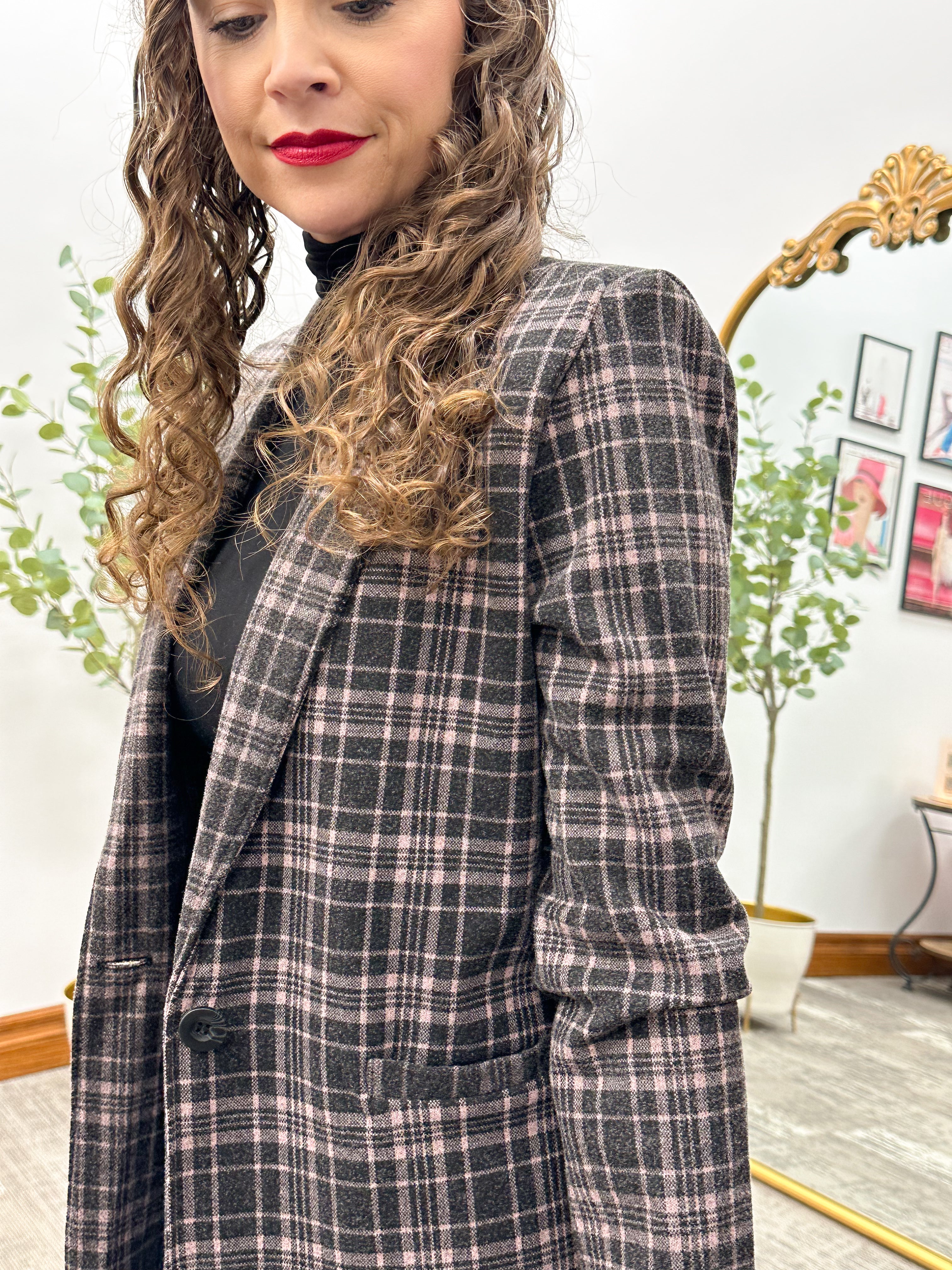 Julie Plaid Blazer