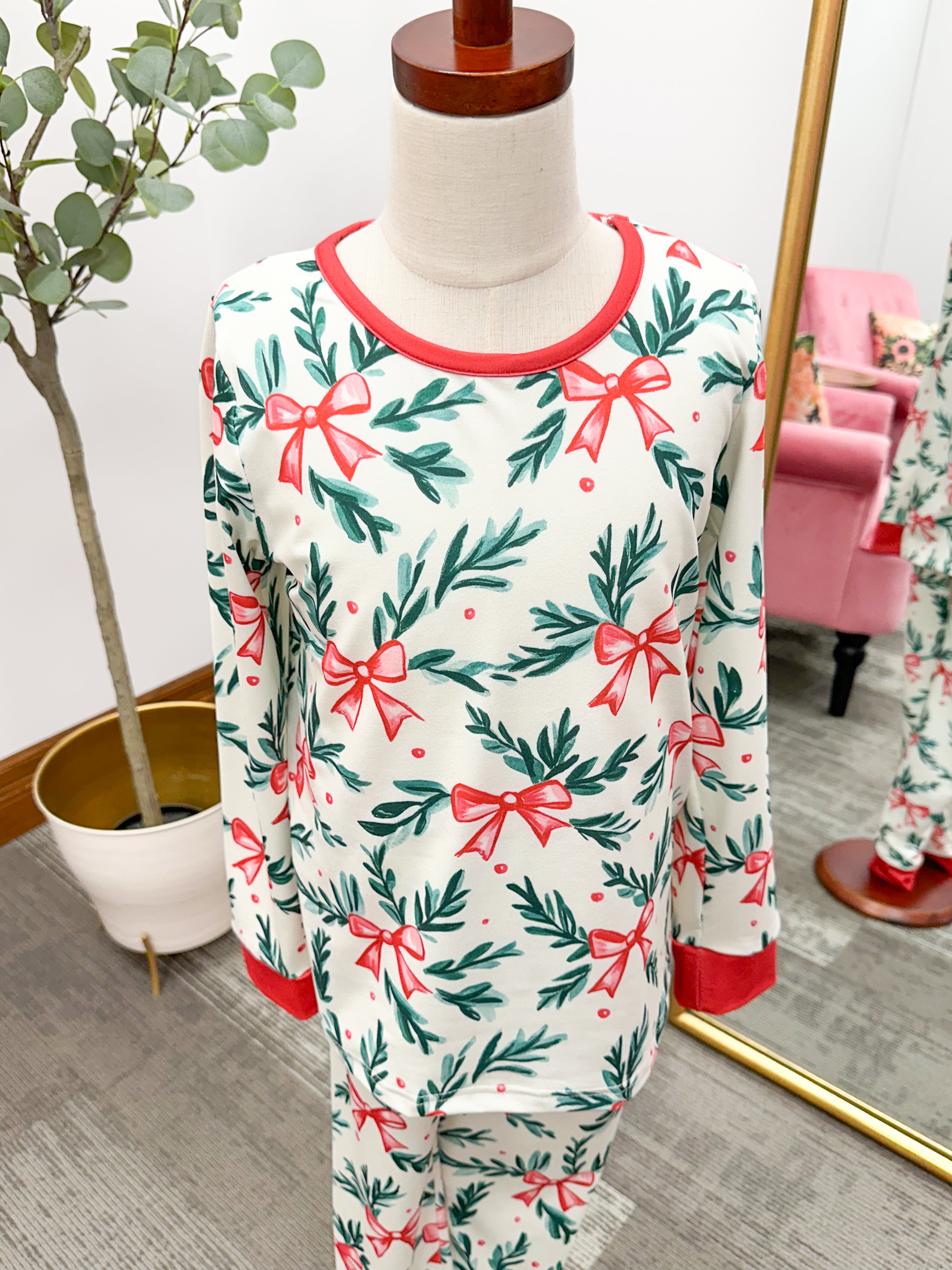 Girls Christmas Pajama Set