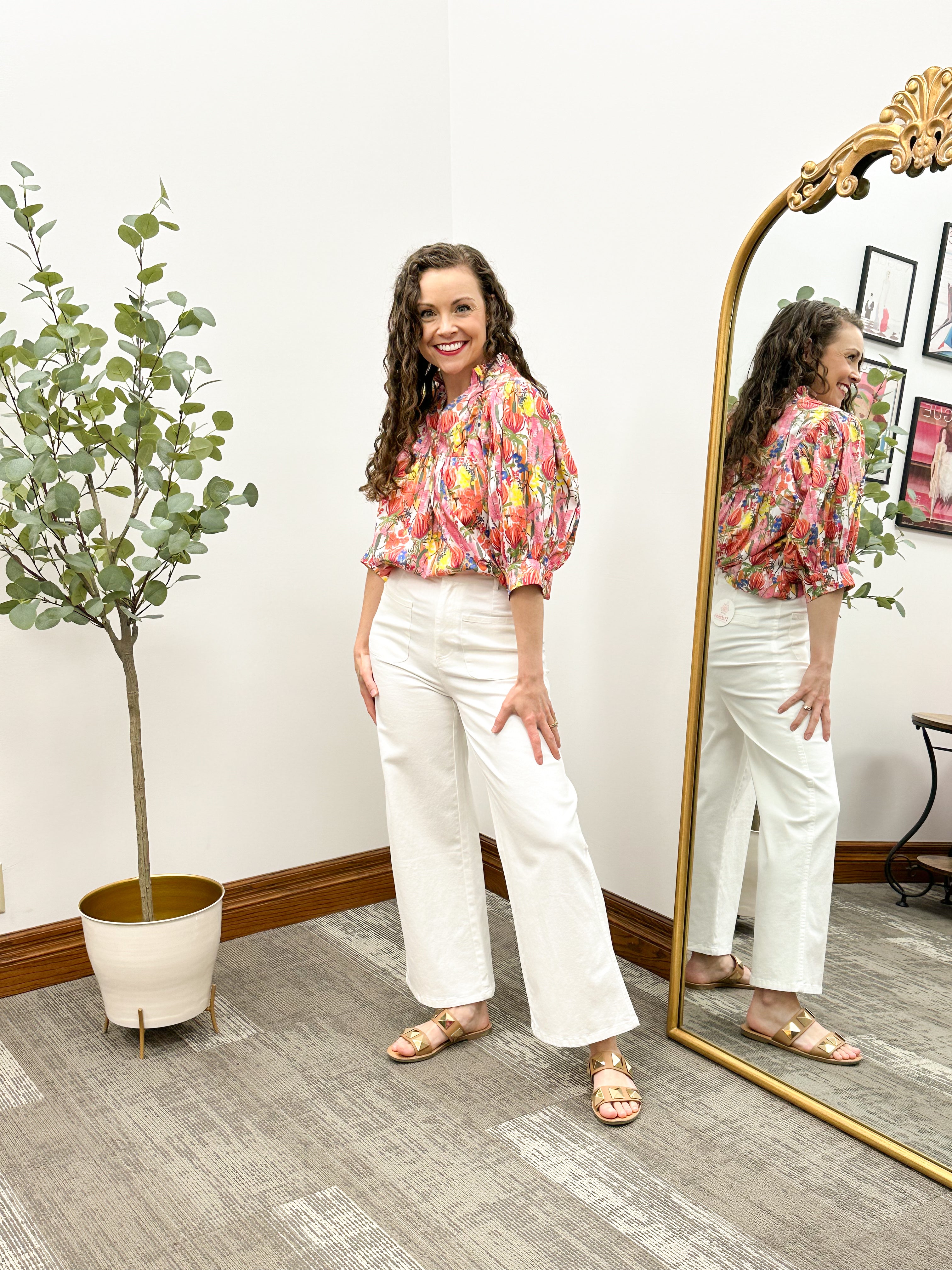 Erica Floral Print Top