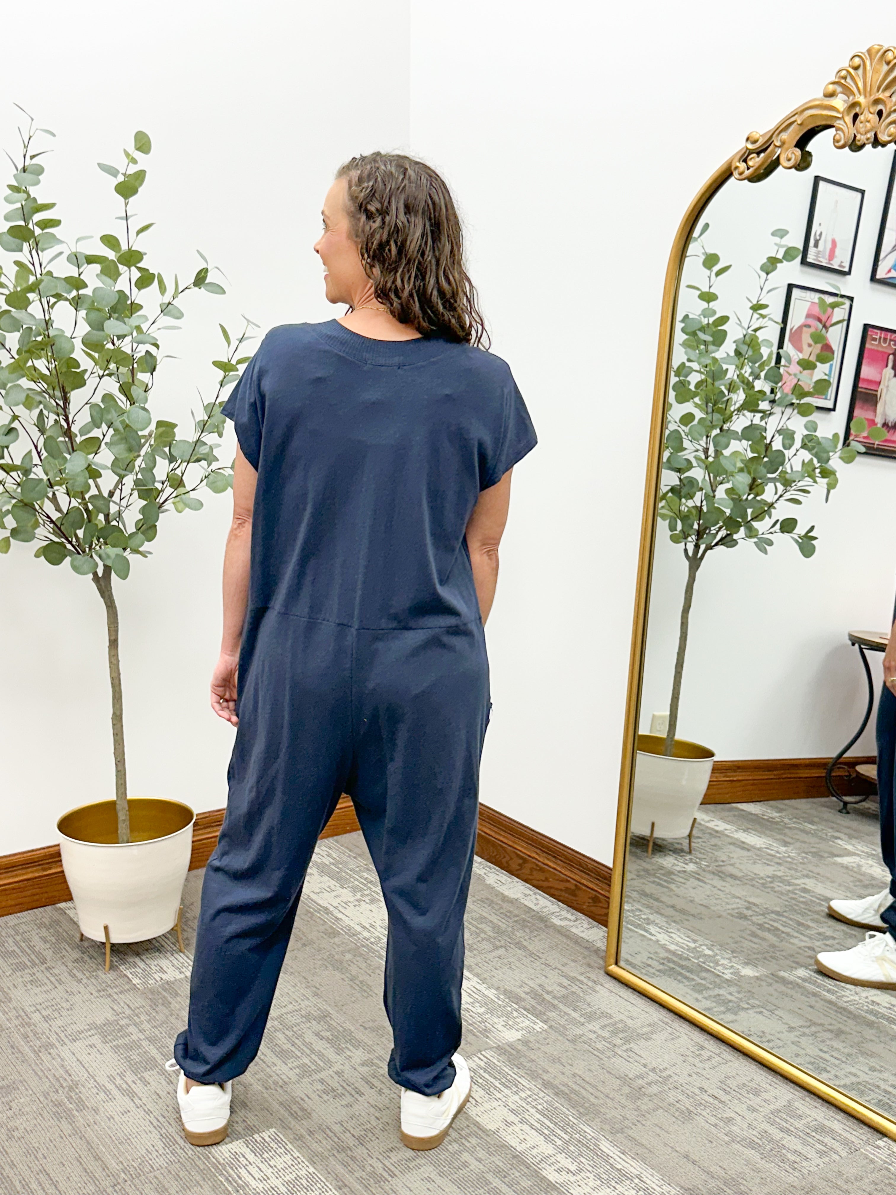 Zoey Slub Relaxed Jumpsuit